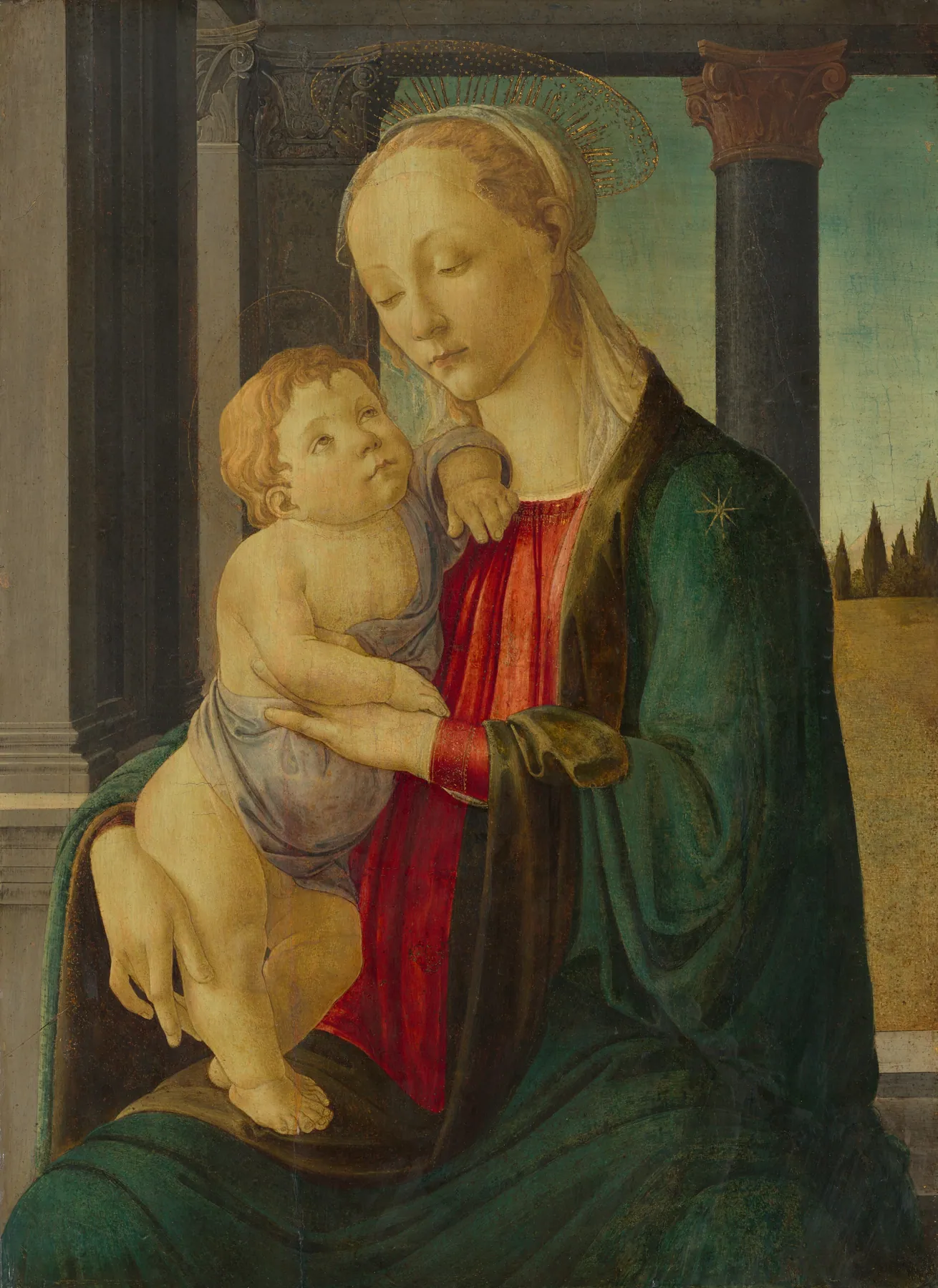Madonna con el Niño, de Sandro Botticelli