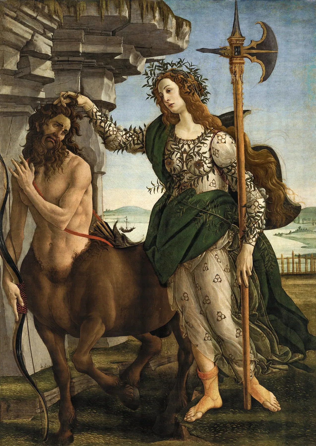 Palas y el Centauro, de Sandro Botticelli