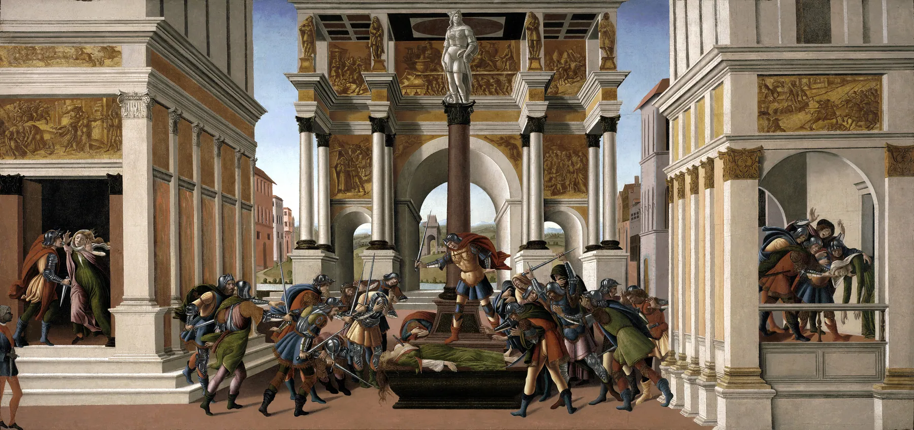 Tragedia de Lucrecia, de Sandro Botticelli