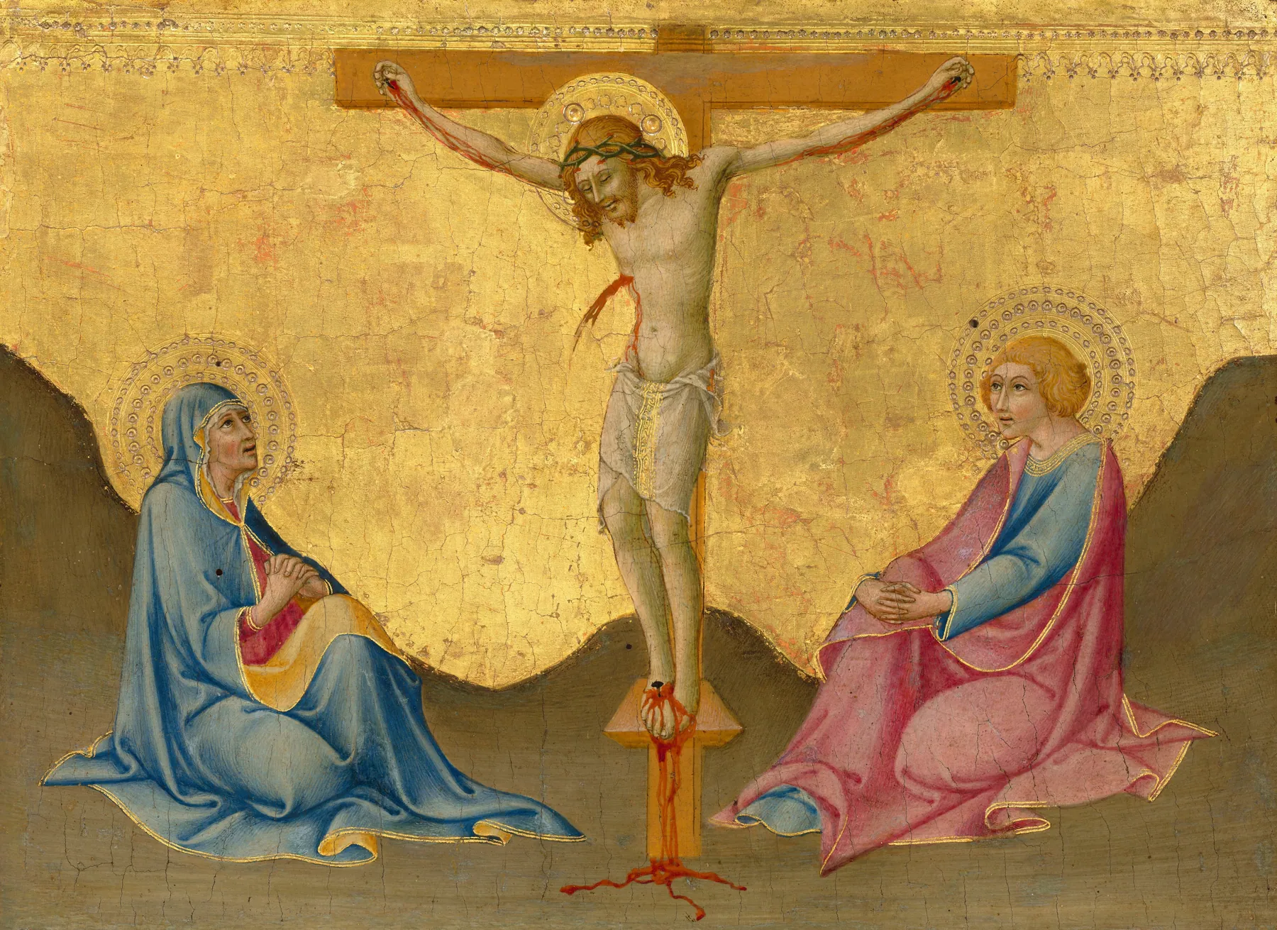 La Crucifixión, de Sano di Pietro