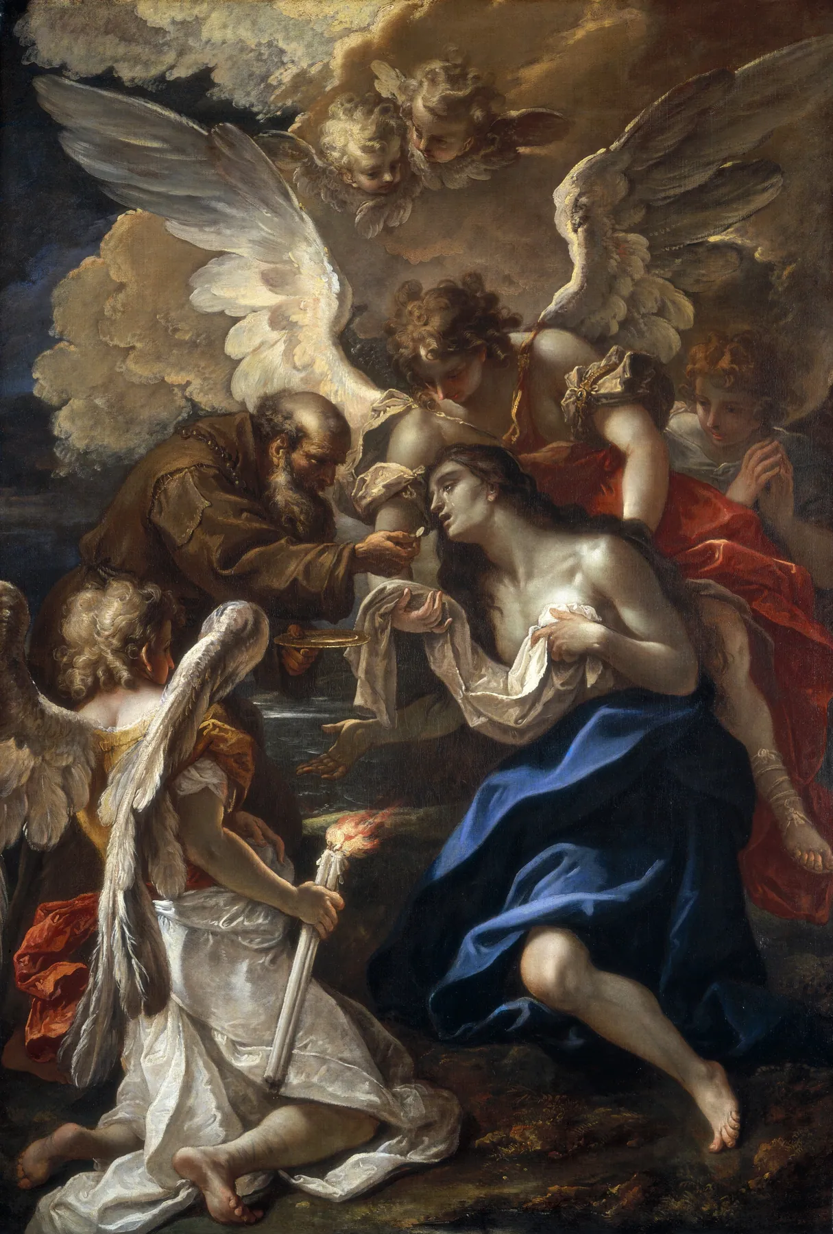 La última comunión de Santa María Egipcíaca, de Sebastiano Ricci