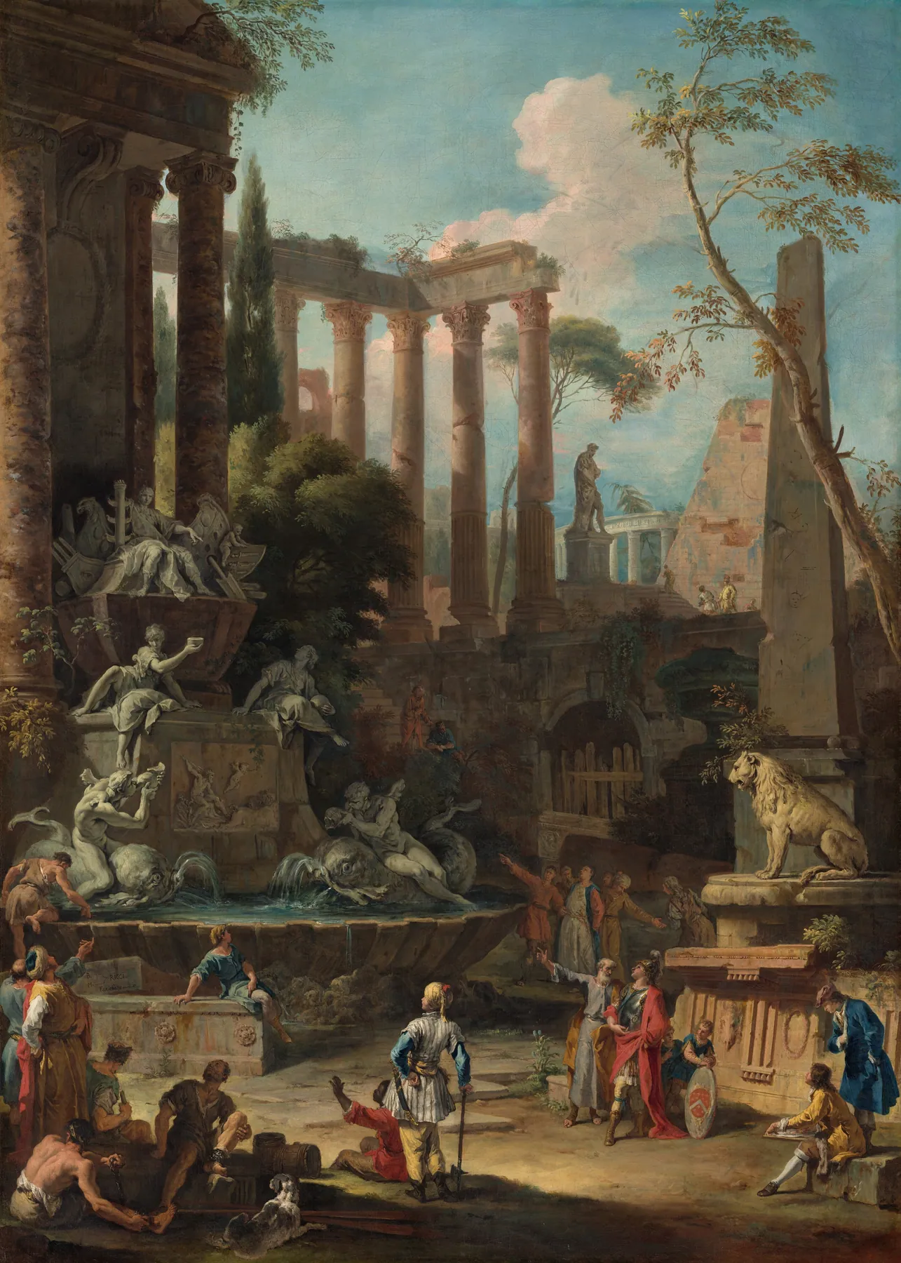 Monumento conmemorativo al almirante Sir Clowdisley Shovell, de Sebastiano Ricci