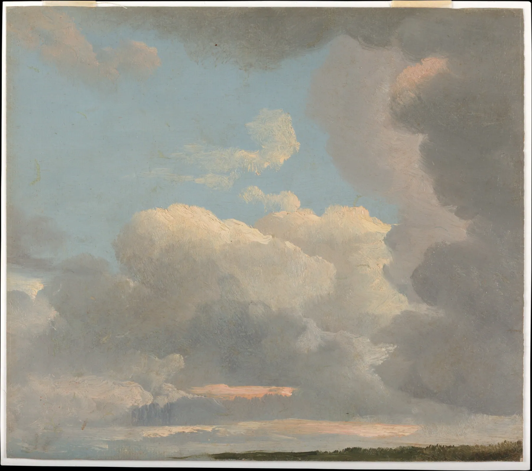 Estudio de nubes (atardecer), de Simon Denis