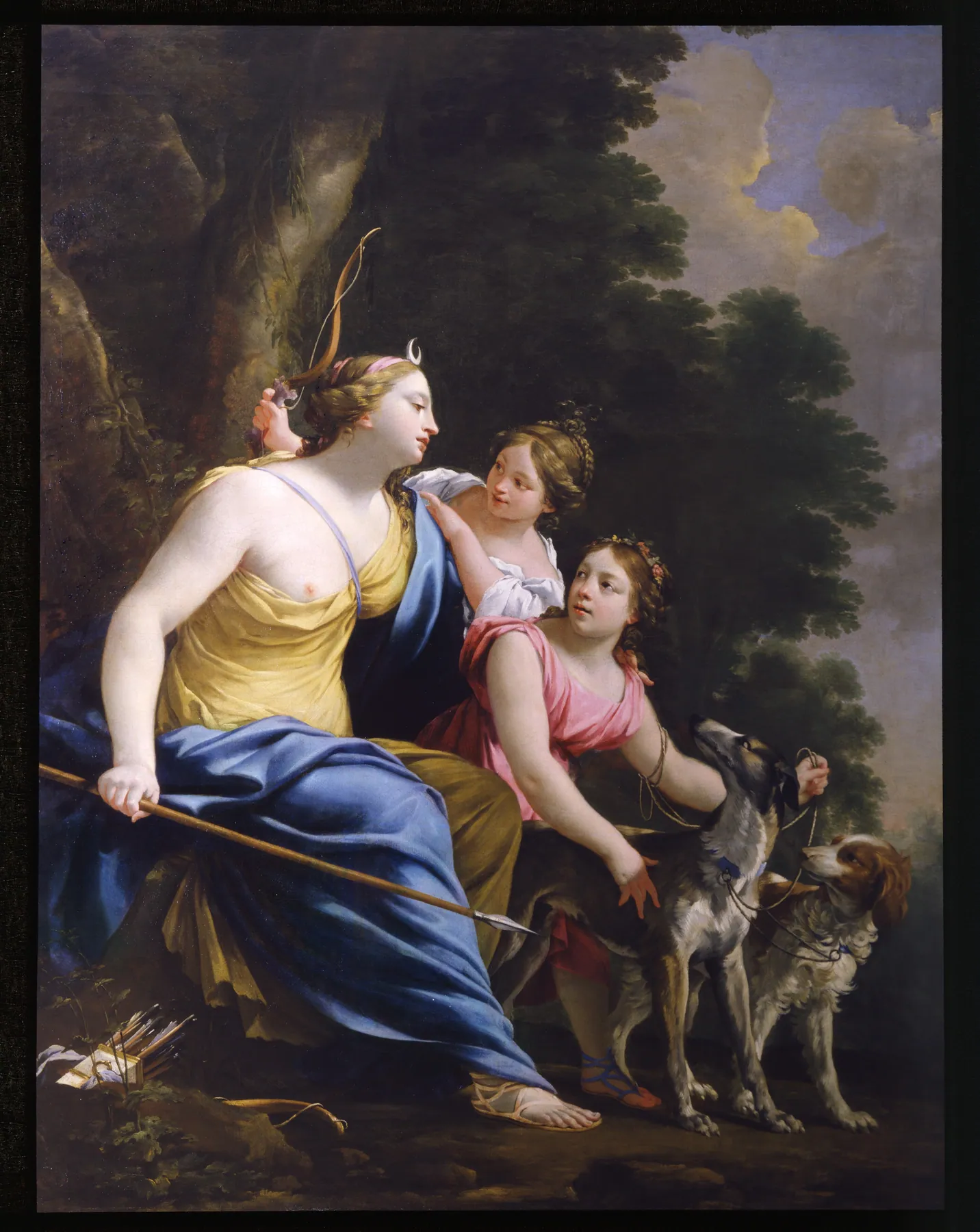 Diana partiendo de caza, de Simon Vouet