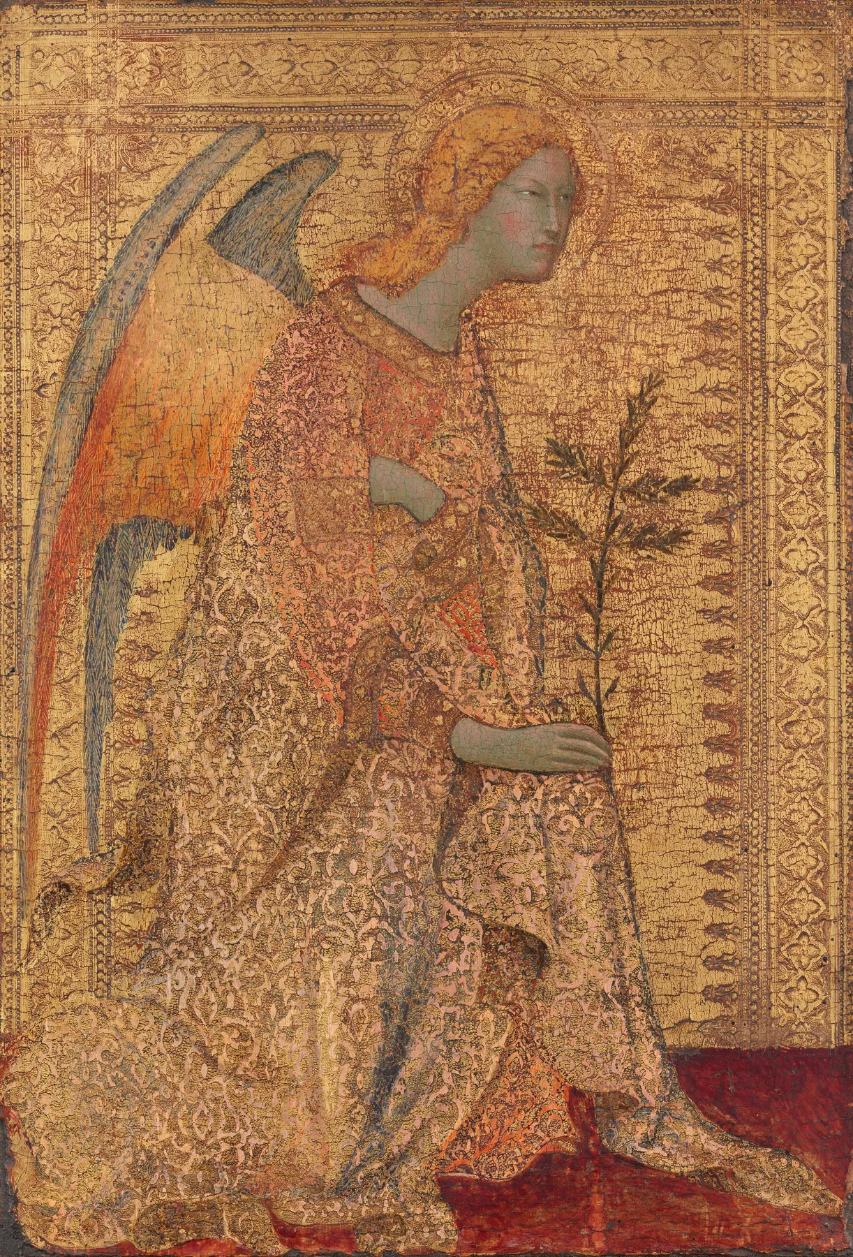 El ángel de la Anunciación, de Simone Martini
