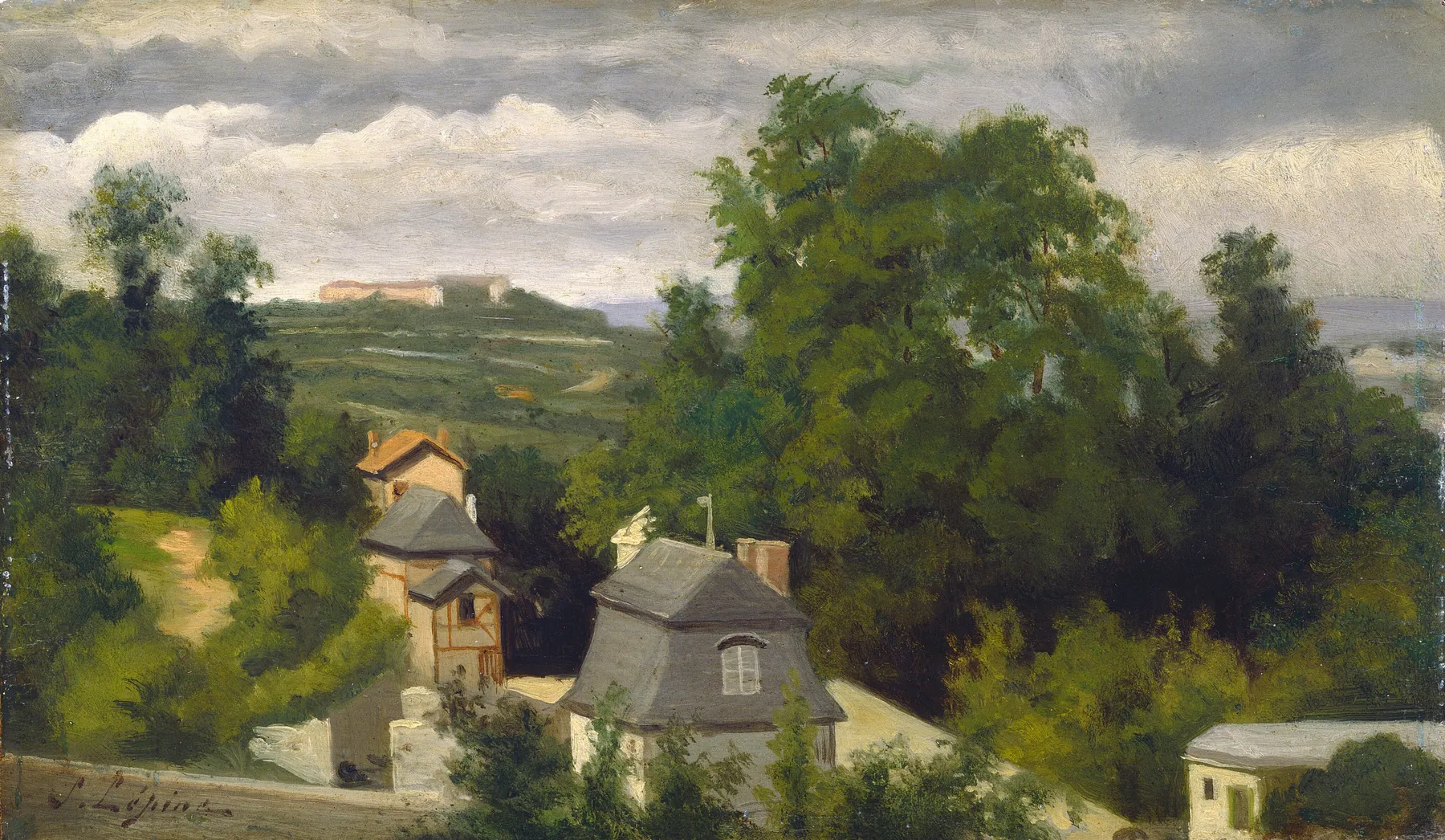 Vista en las afueras de Caen, de Stanislas Lépine