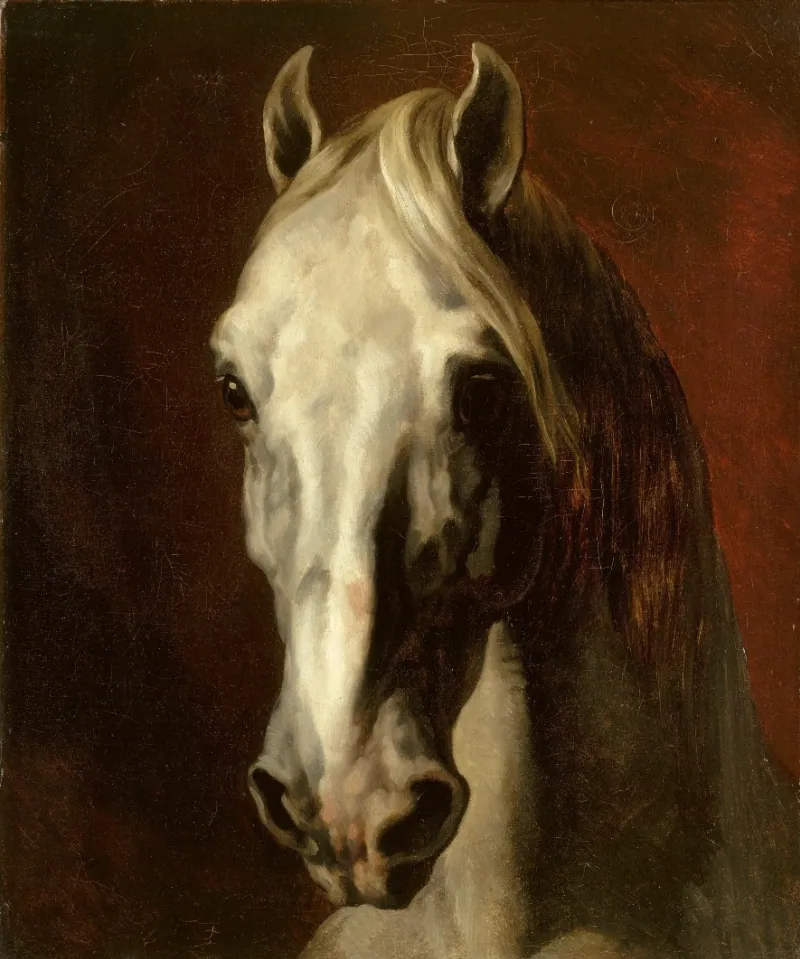 Cabeza de caballo, de Théodore Géricault