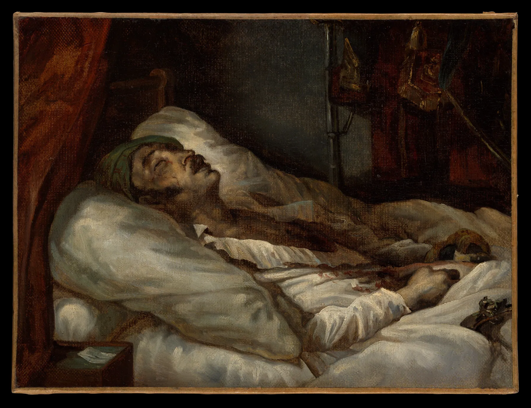El general Letellier en su lecho de muerte, de Théodore Géricault