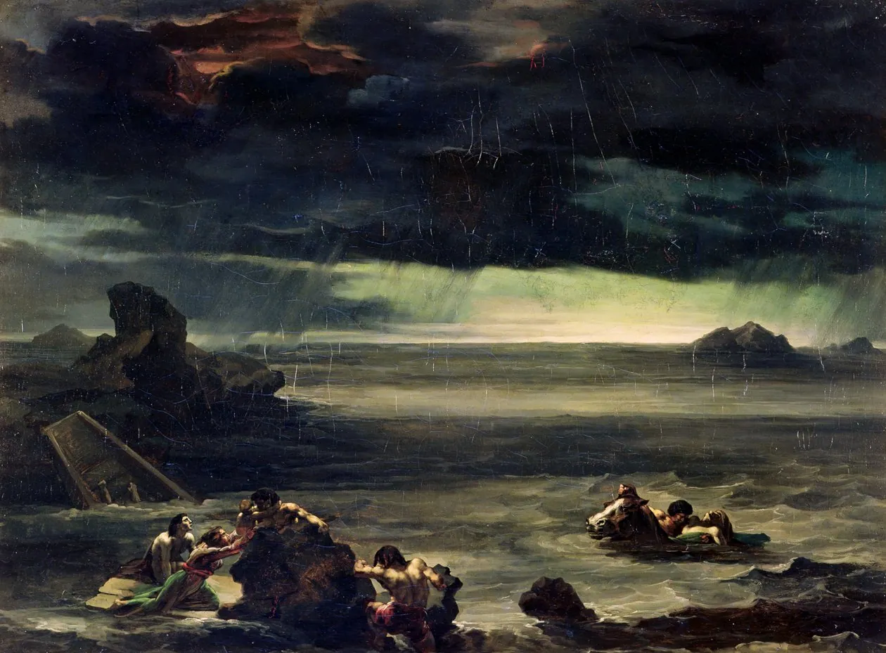 Escena del Diluvio, de Théodore Géricault