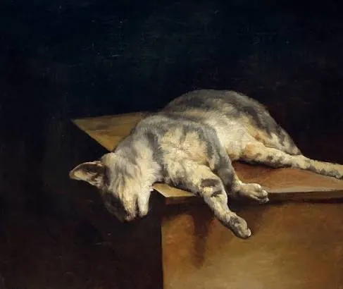 Gato muerto, de Théodore Géricault