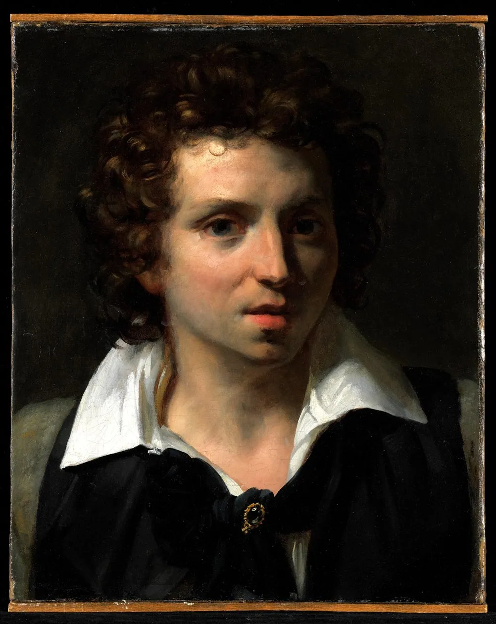 Retrato de un hombre joven, de Théodore Géricault