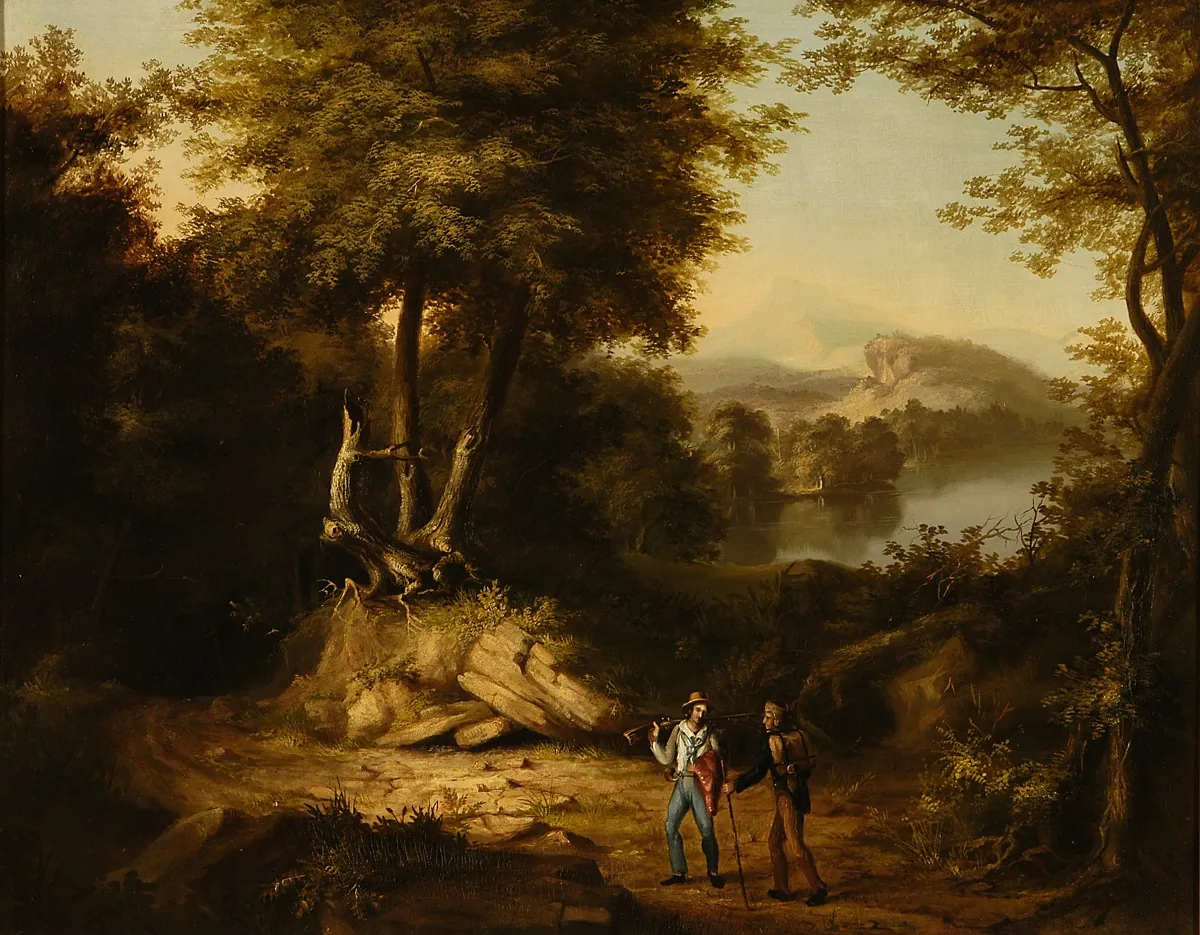 Cazador en las montañas, de Thomas Cole