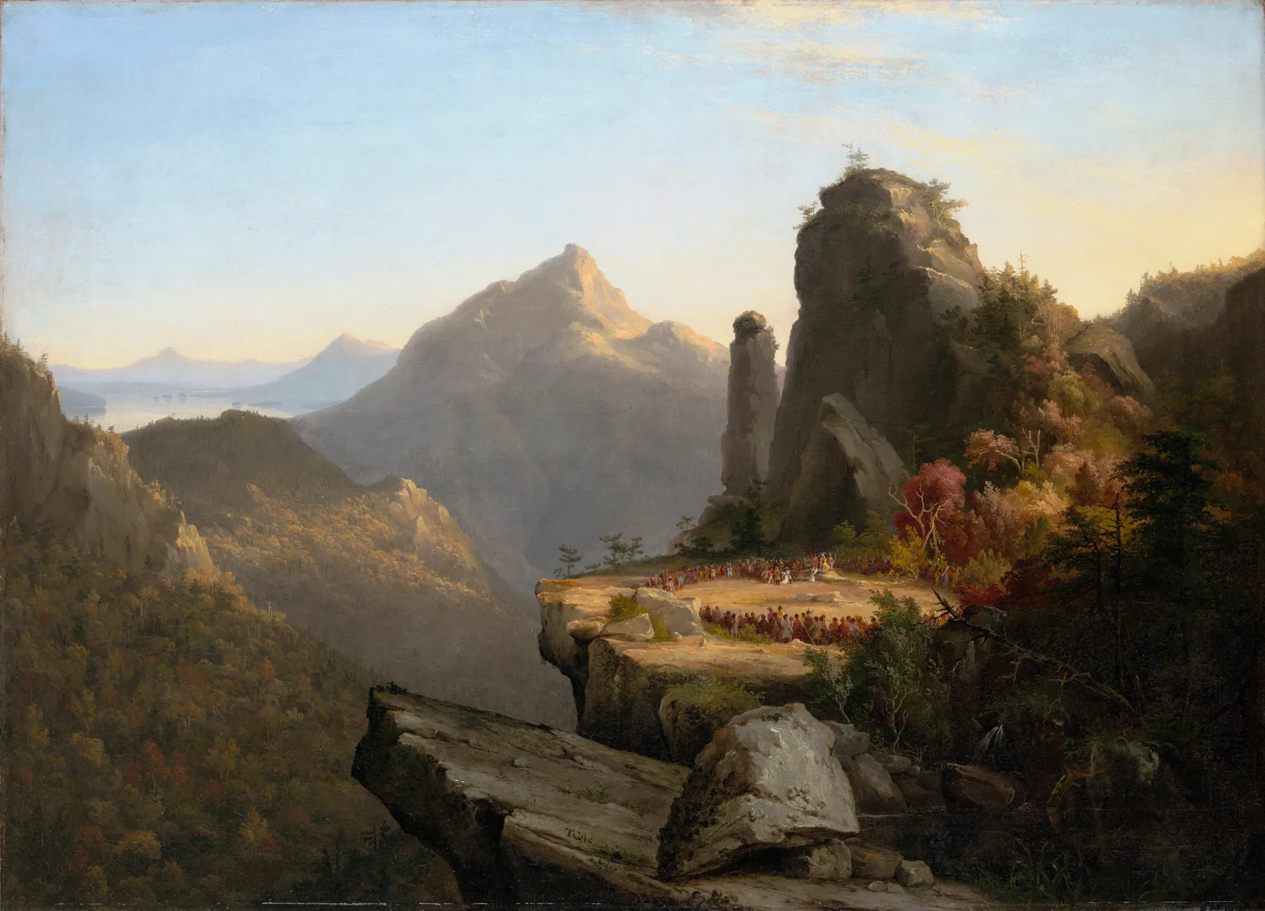 El último de los mohicanos, de Thomas Cole