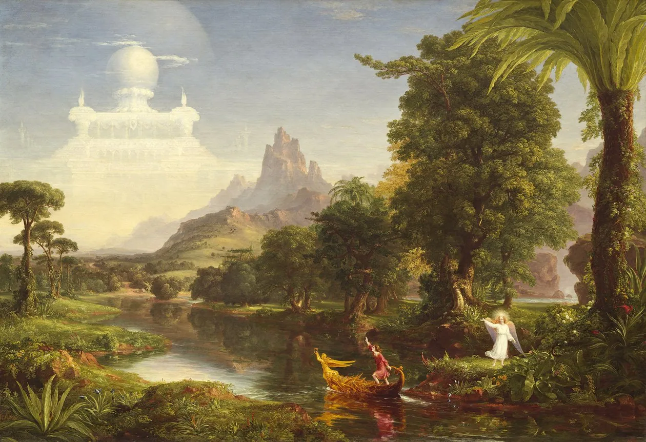El viaje de la vida. Juventud, de Thomas Cole