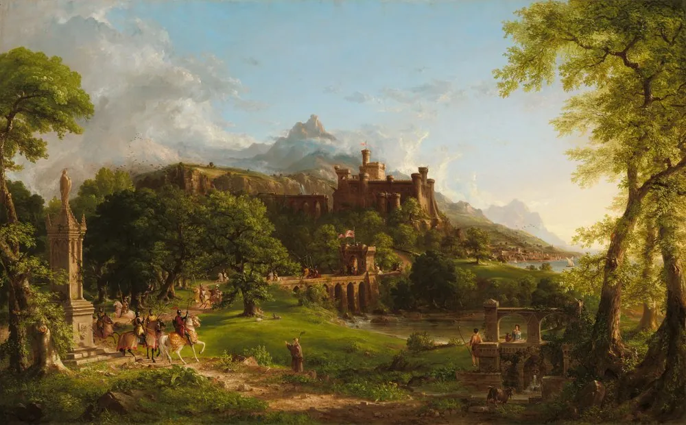 La partida, de Thomas Cole