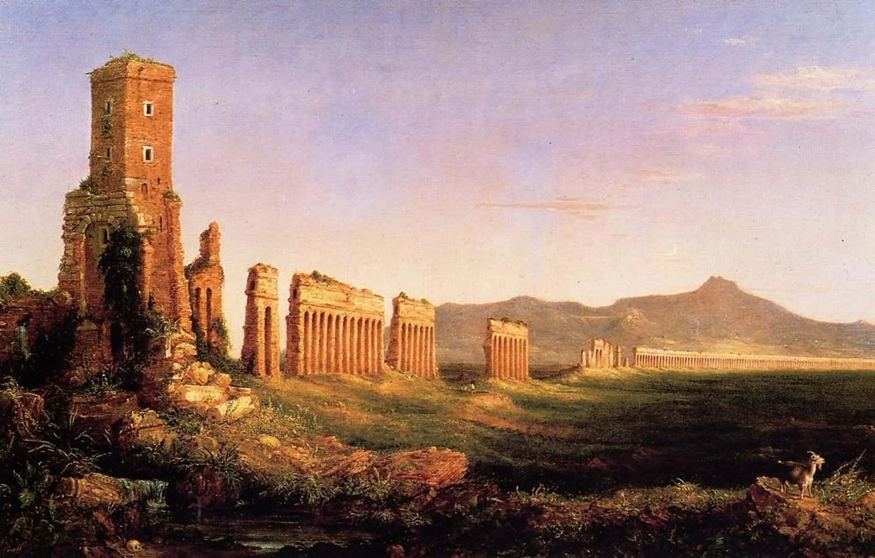 Ruinas de Aqueduct, de Thomas Cole