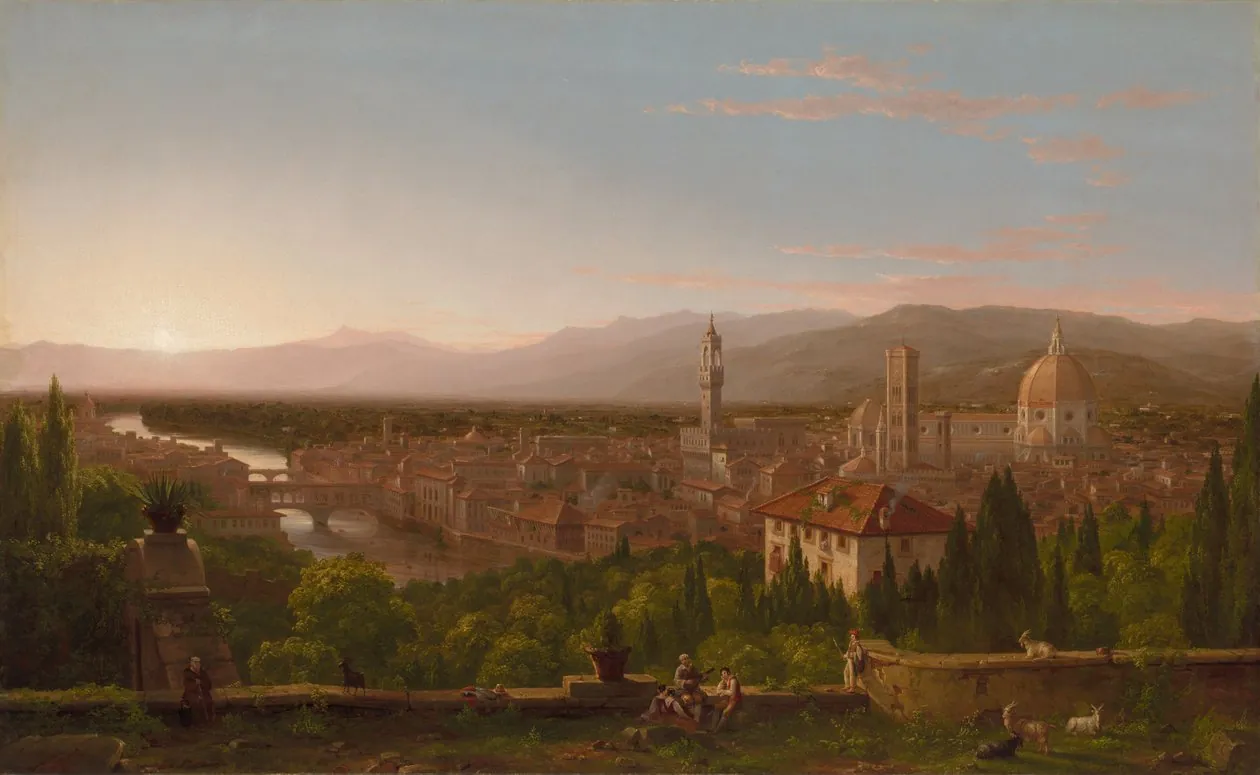Vista de Florencia, de Thomas Cole