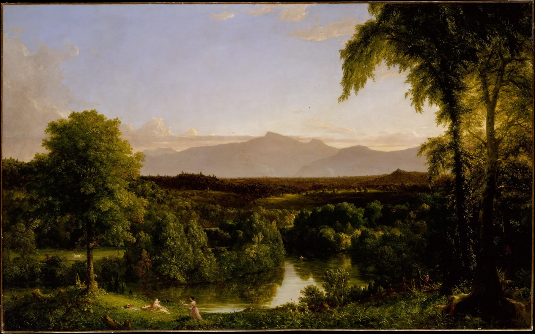 Vista del Catskill—Principios de otoño, de Thomas Cole