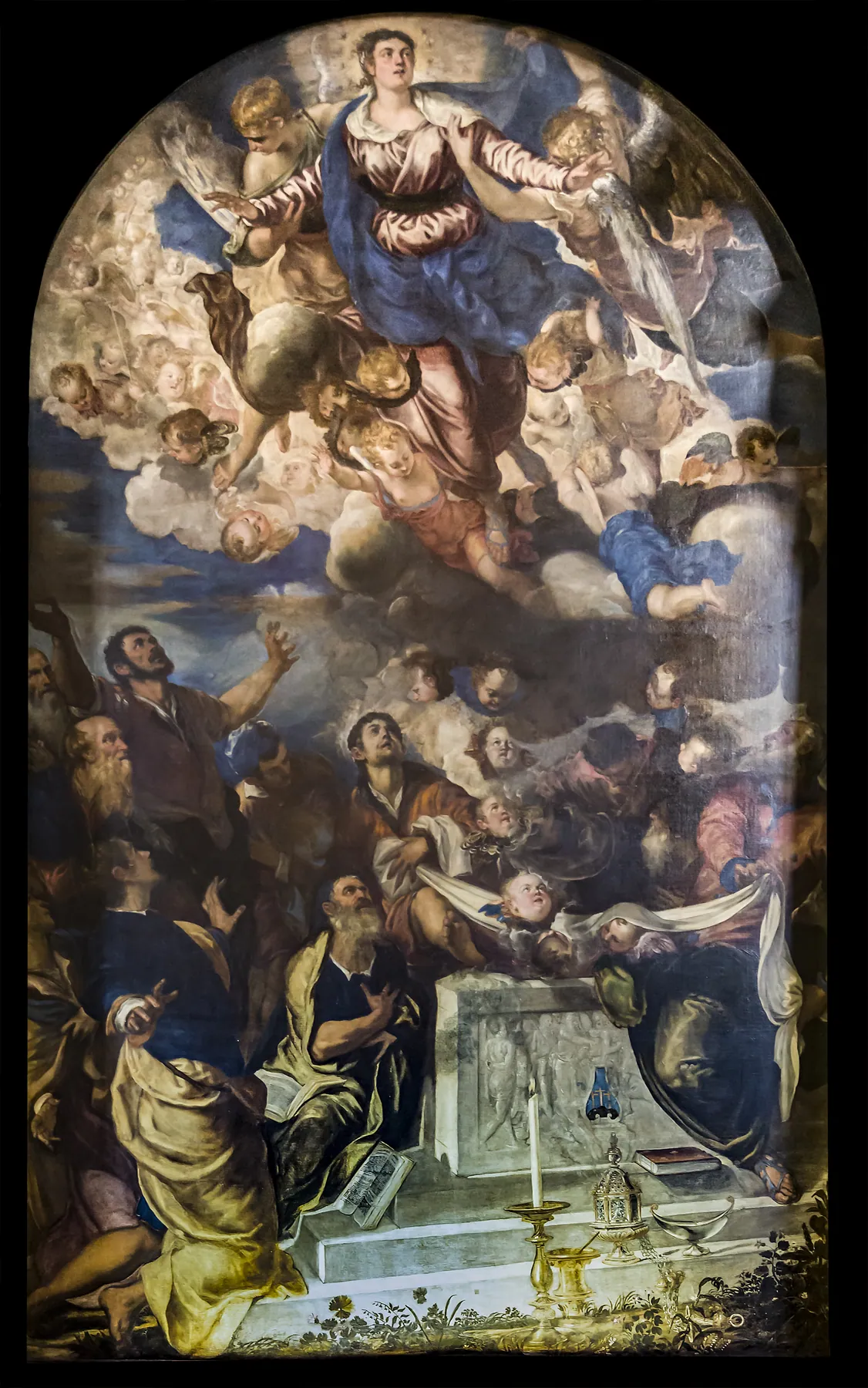 Asunción de la Virgen, de Tintoretto