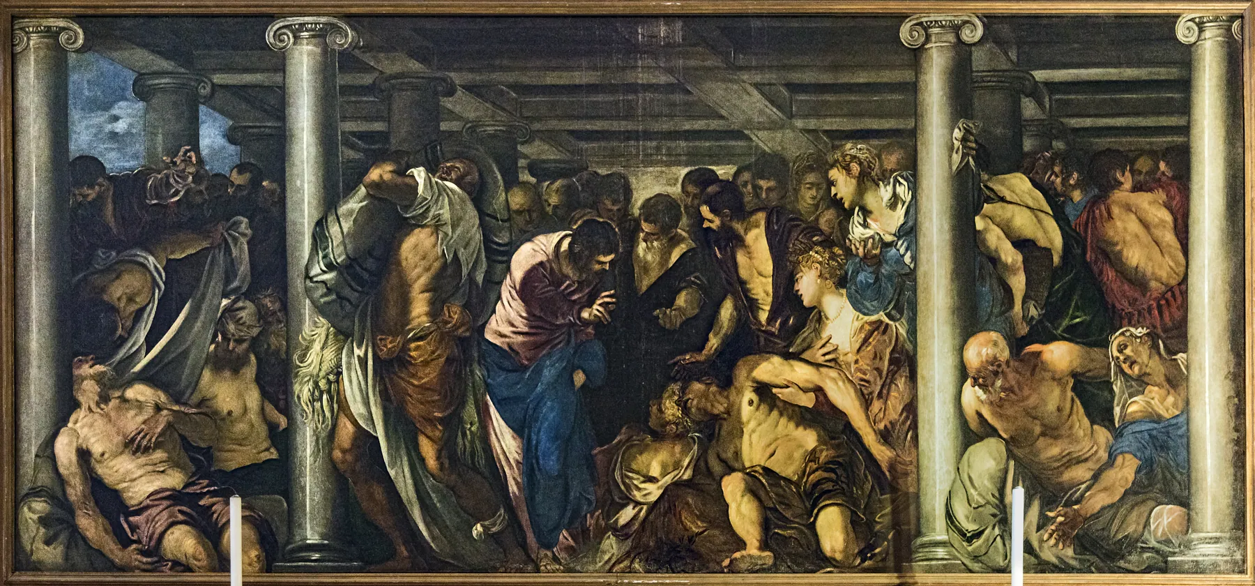 Cristo curando a los enfermos, de Tintoretto