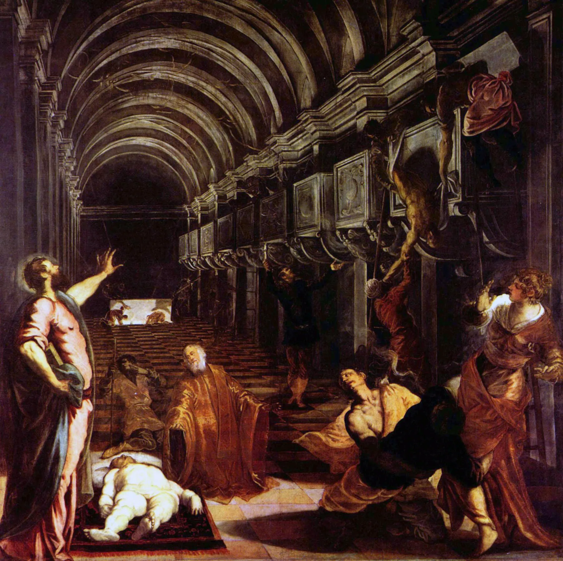 El descubrimiento del cuerpo de San Marcos, de Tintoretto
