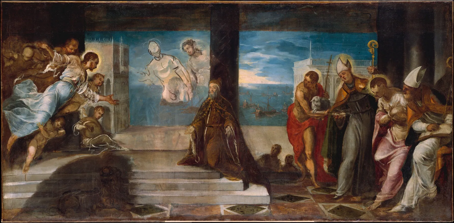 El dux Alvise Mocenigo presentado al Redentor, de Tintoretto