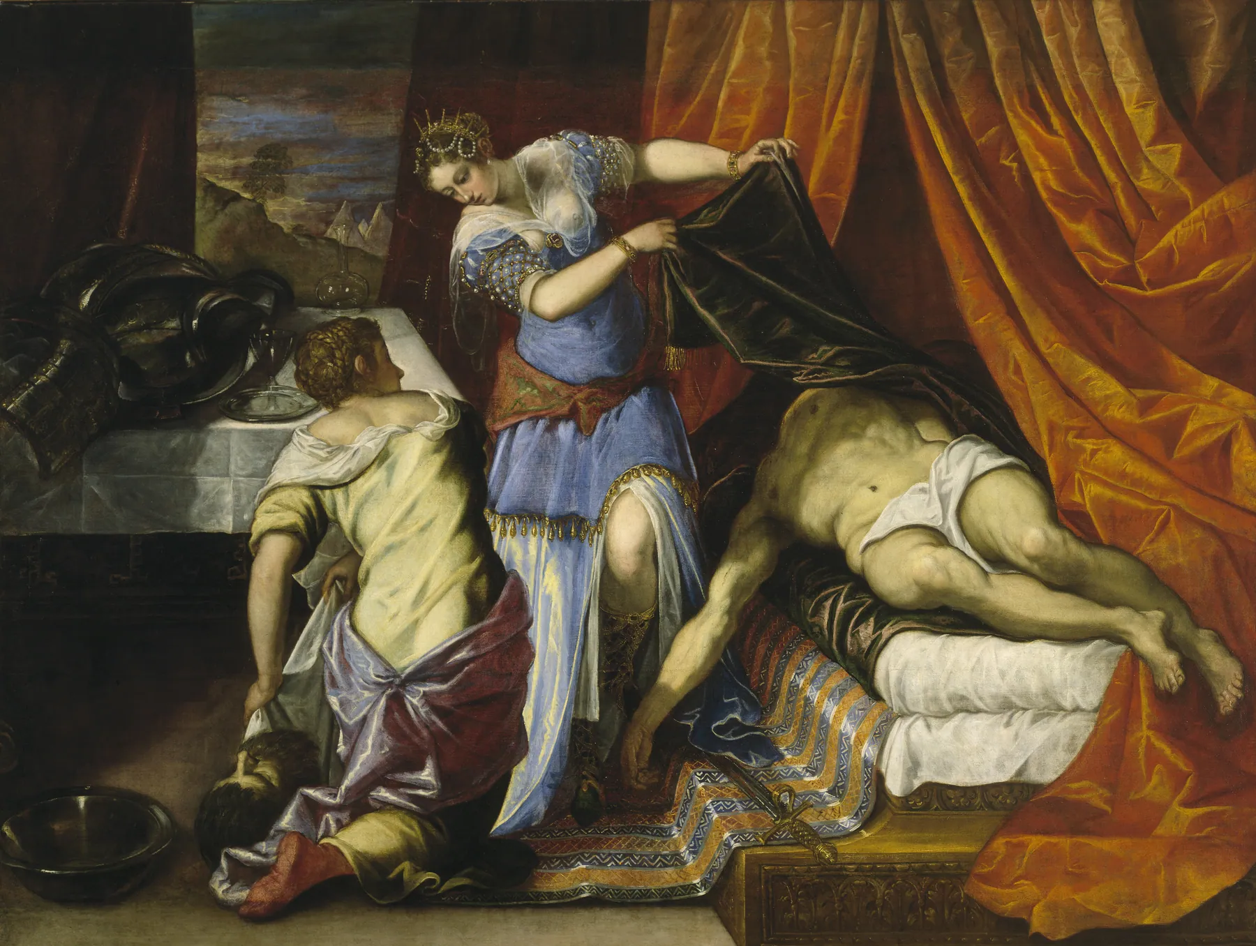 Judith y Holofernes, de Tintoretto