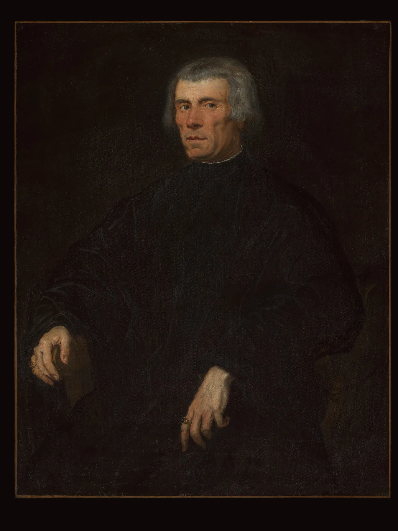 Retrato de un hombre, de Tintoretto