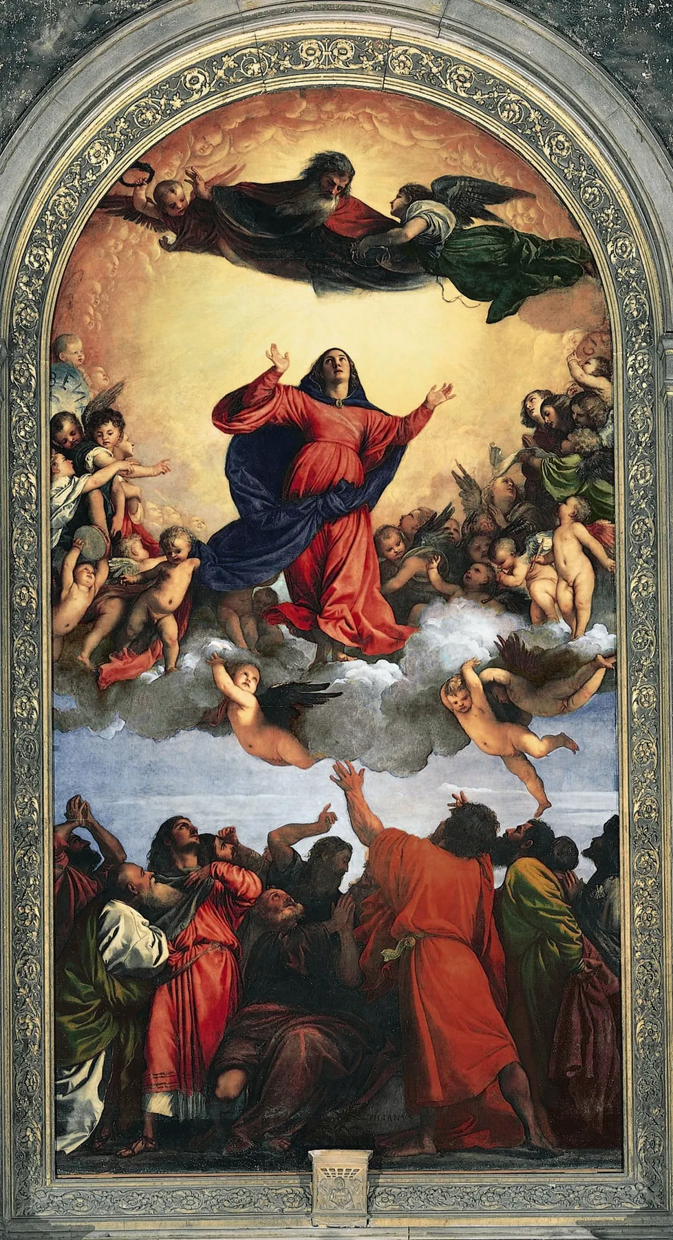 Asunción de la Virgen, de Tiziano Vecellio