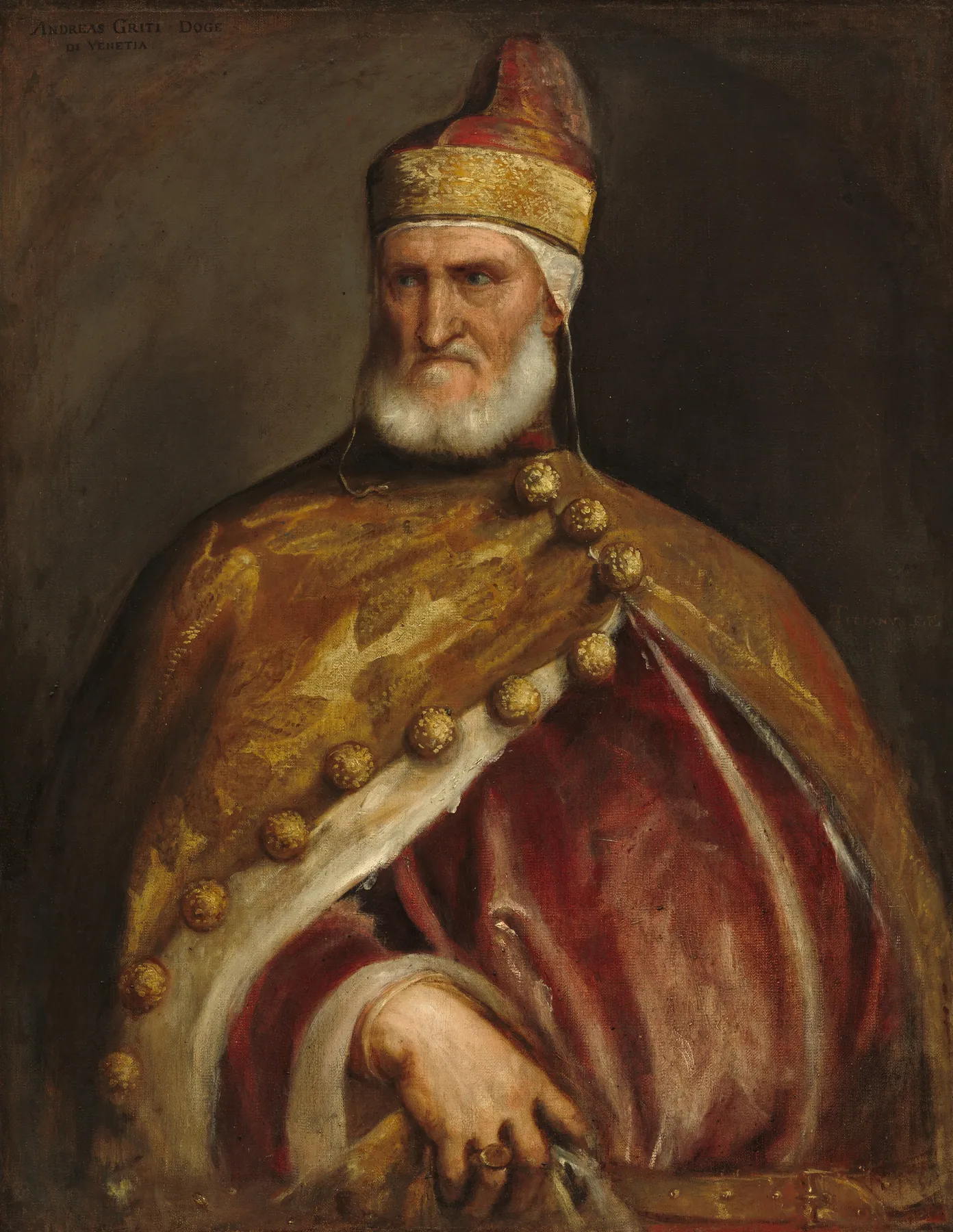 El dux Andrea Gritti, de Tiziano Vecellio