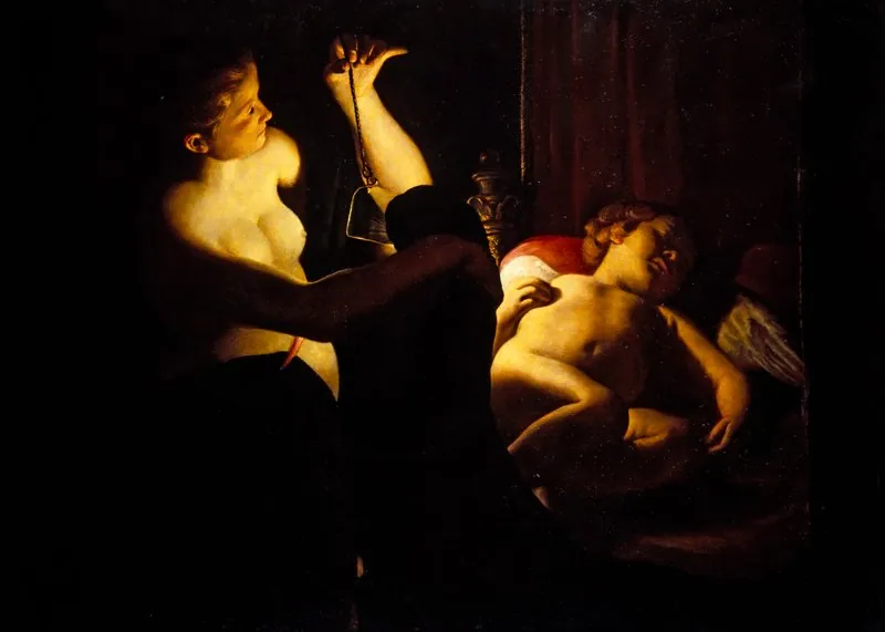 Cupido y Psique, de Trophime Bigot