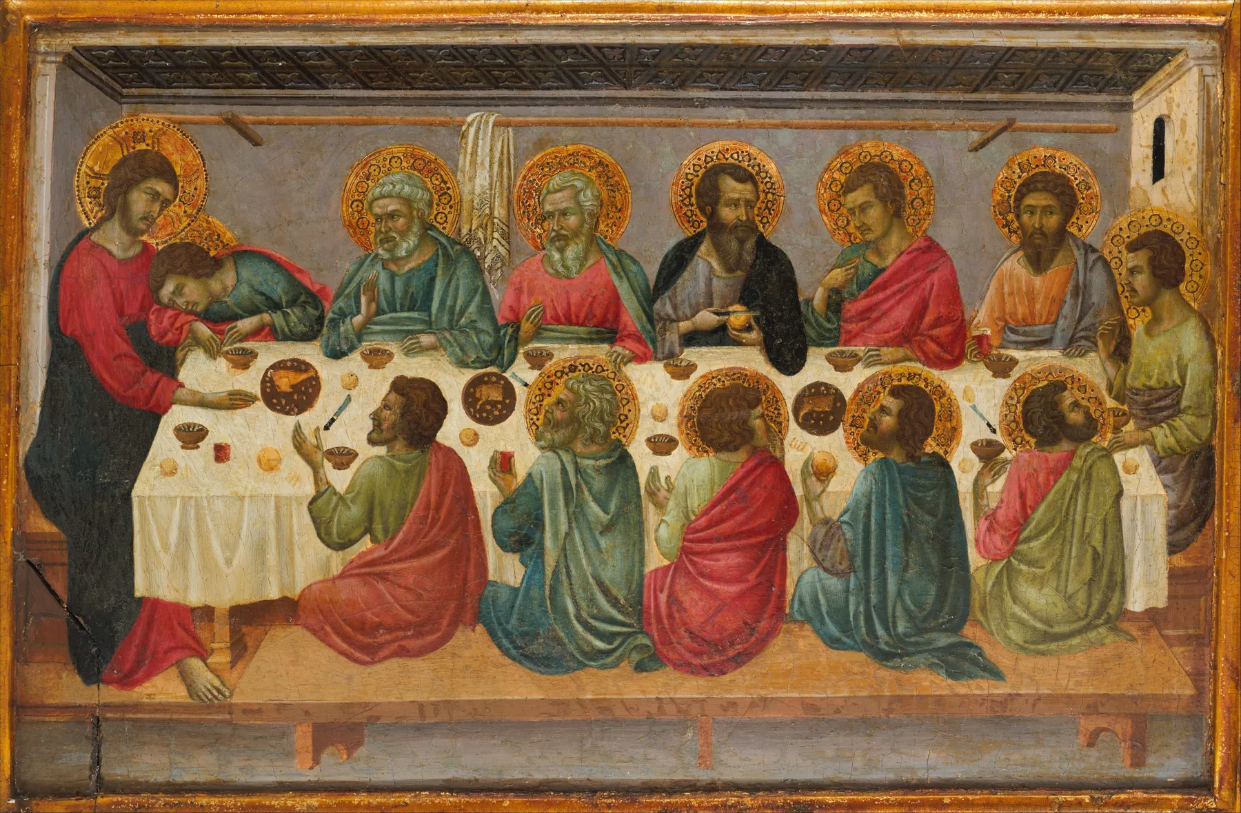 La última cena, de Ugolino da Siena