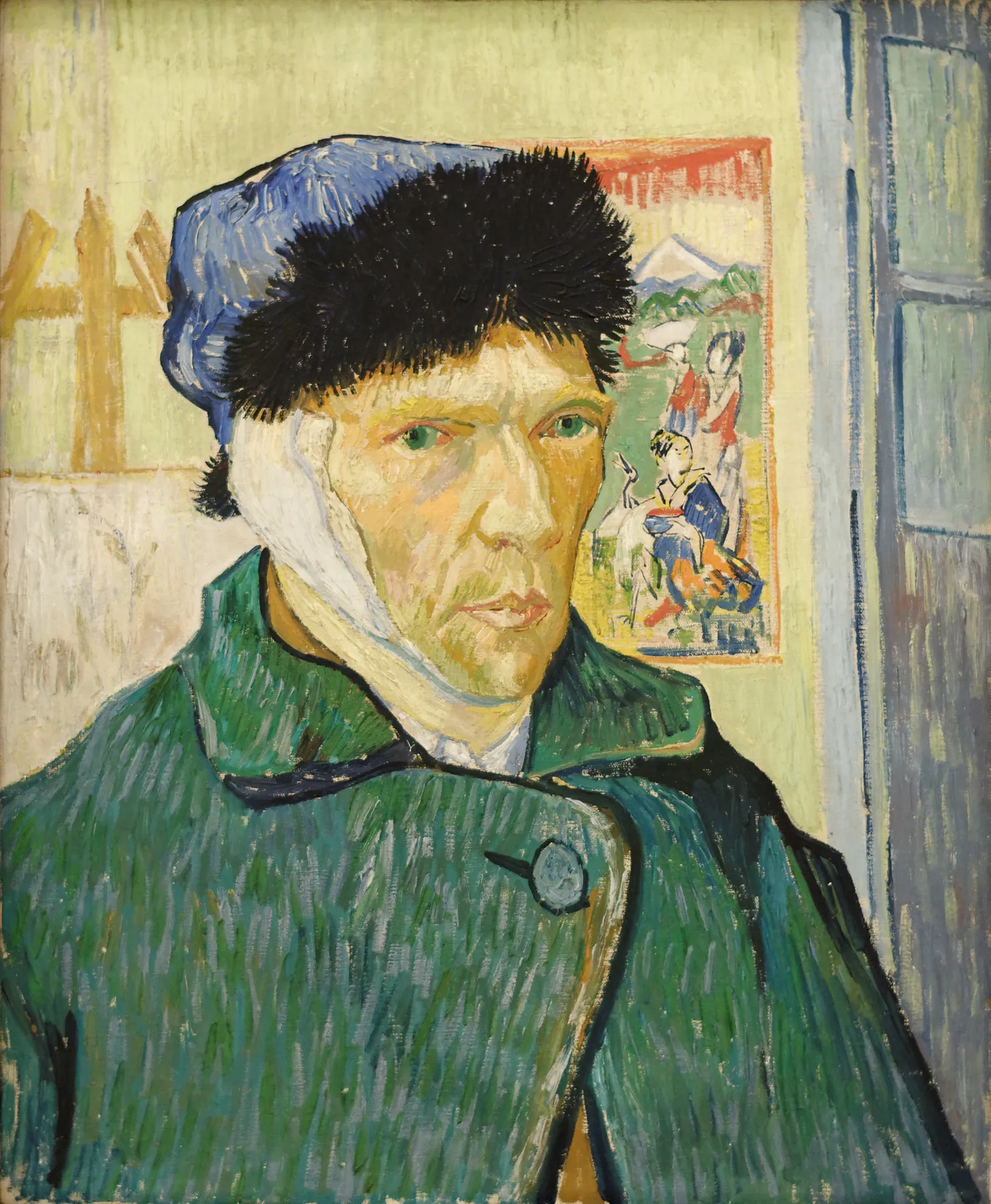 Autorretrato con la oreja vendada, de Vincent van Gogh