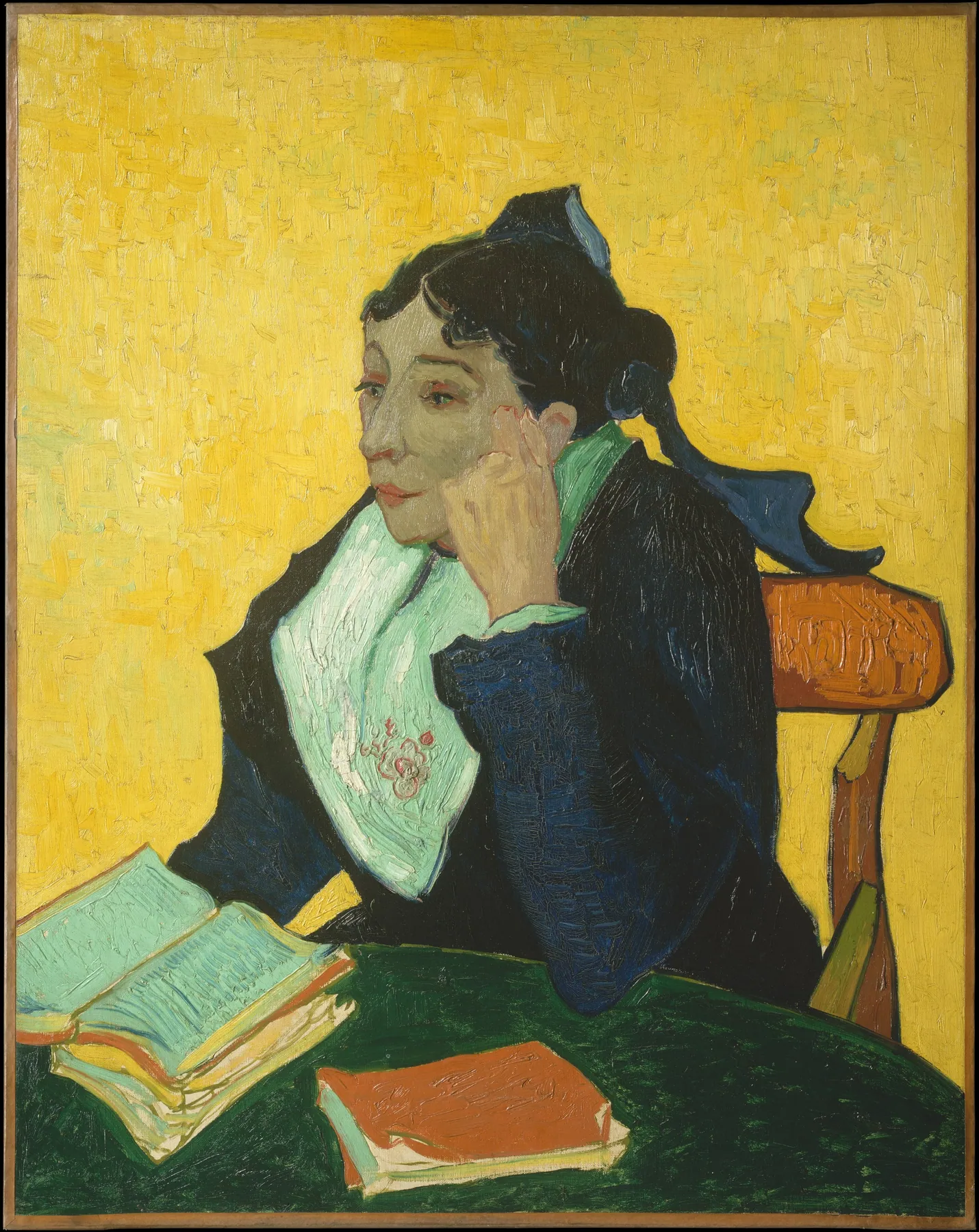 La arlesiana, Madame Joseph-Michel Ginoux (Marie Julien, 1848-1911), de Vincent van Gogh