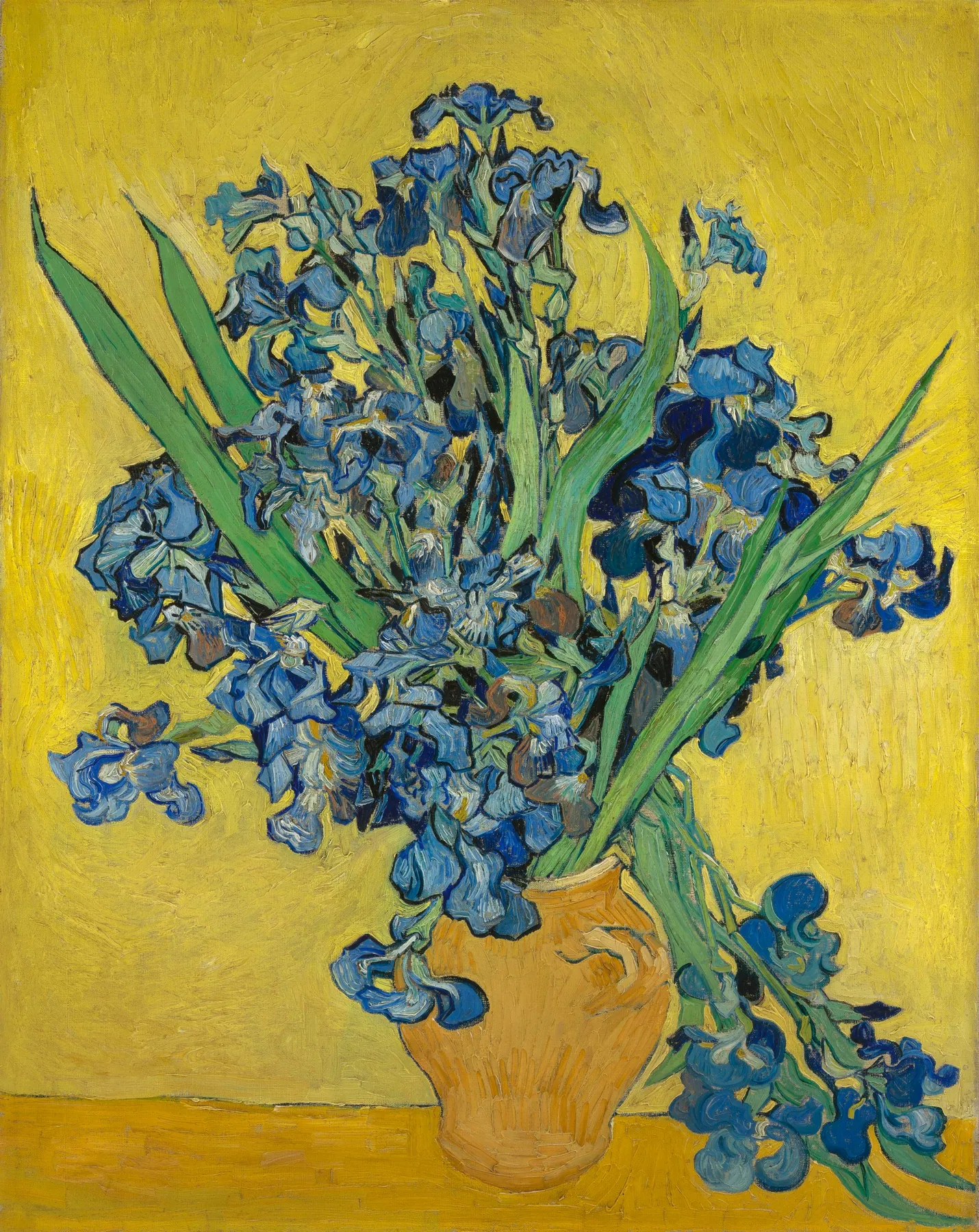 Lirios amarillos, de Vincent van Gogh