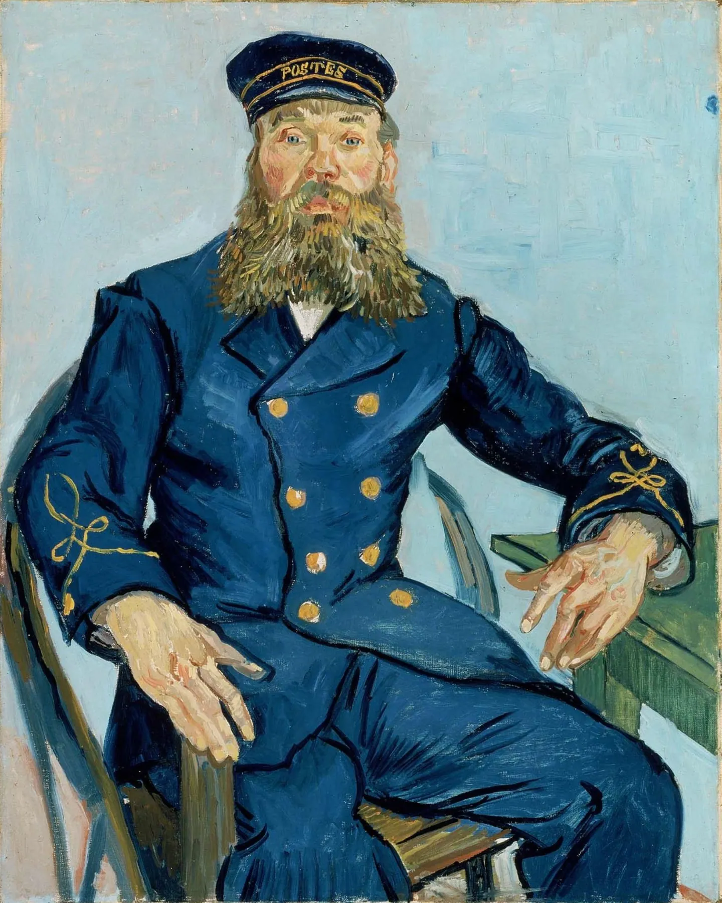 Retrato del cartero Joseph Roulin, de Vincent van Gogh