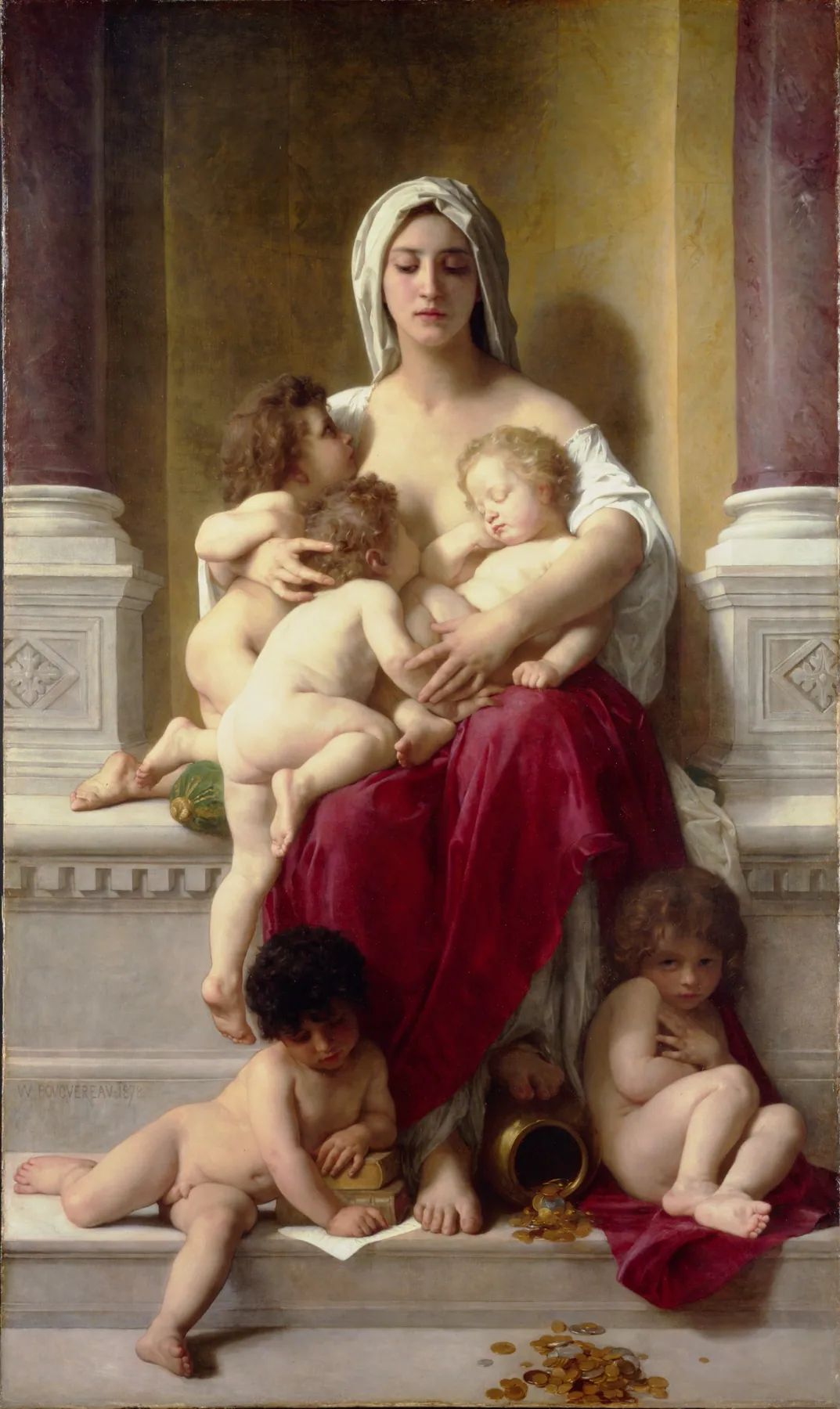 Caridad, de William-Adolphe Bouguereau