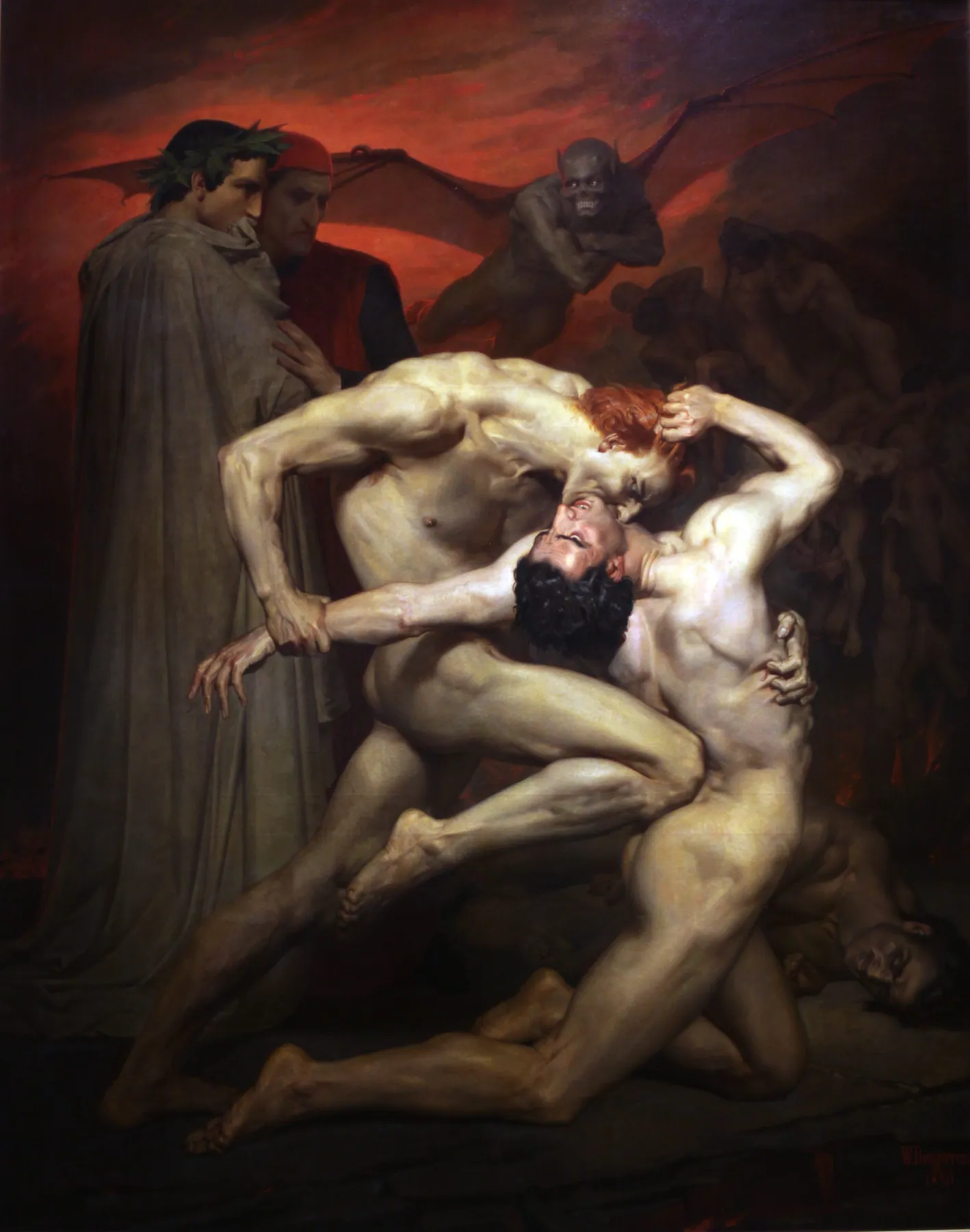 Dante y Virgilio, de William-Adolphe Bouguereau