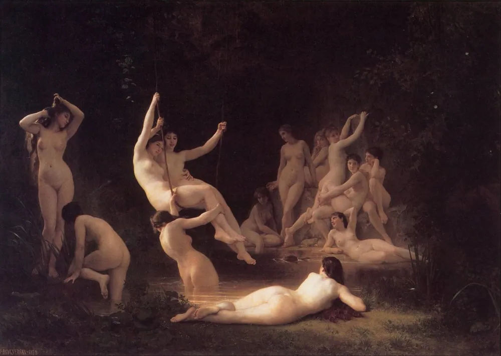 Danza de las ninfas, de William-Adolphe Bouguereau