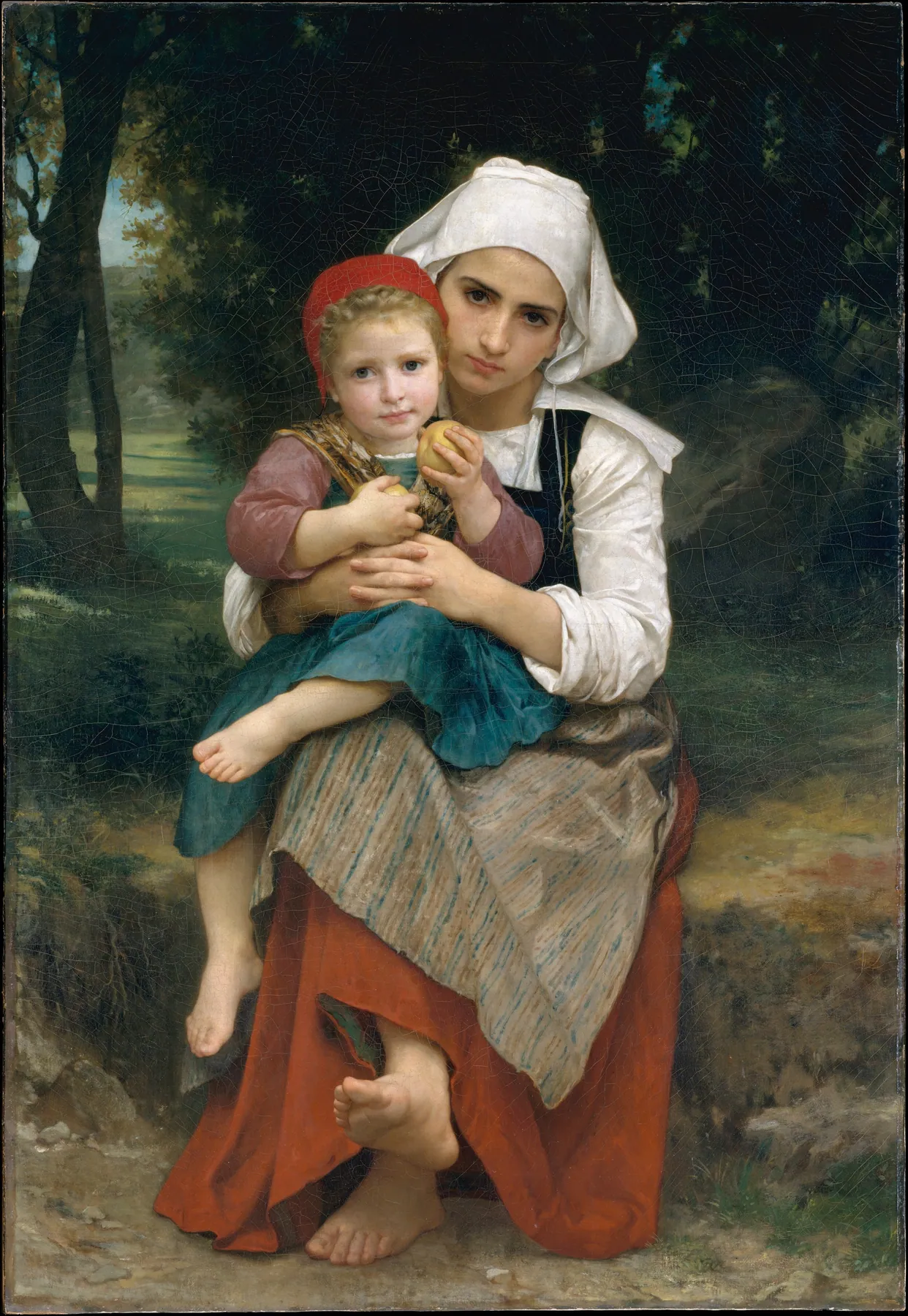 Hermano y hermana bretones, de William-Adolphe Bouguereau