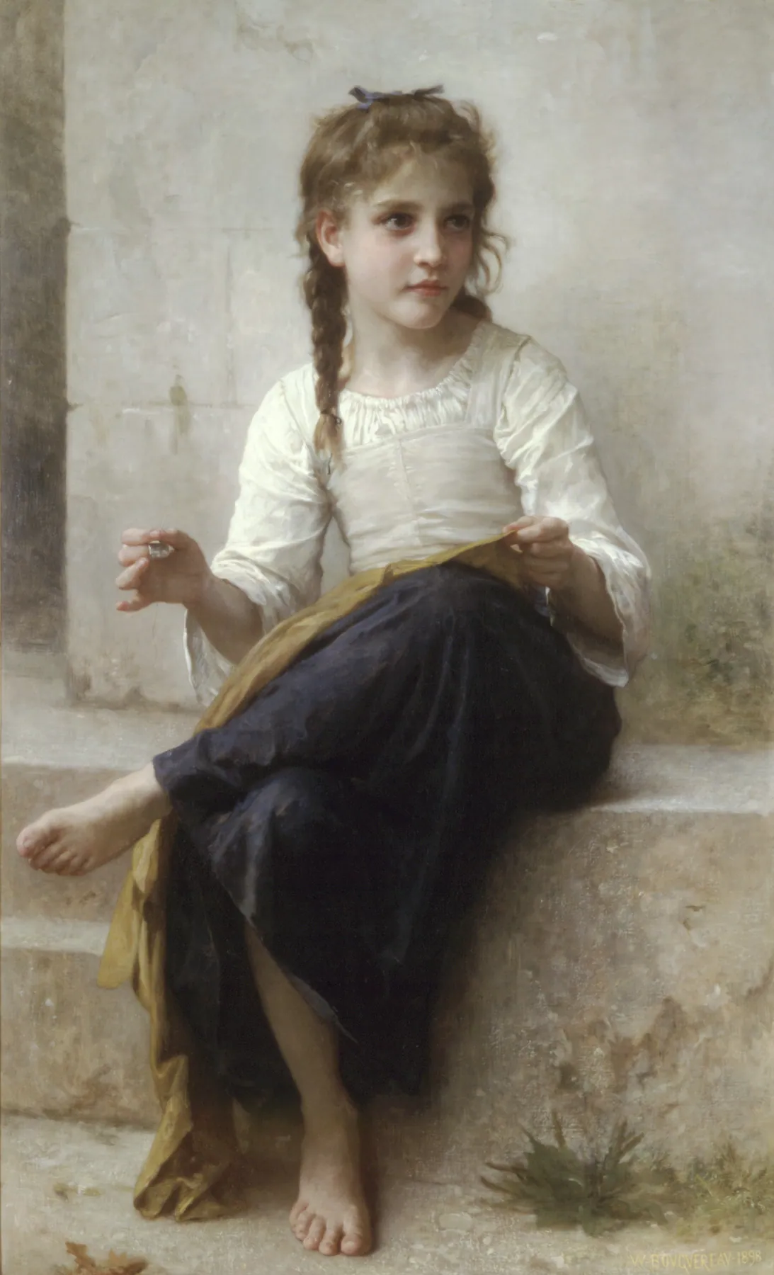 La costurera, de William-Adolphe Bouguereau