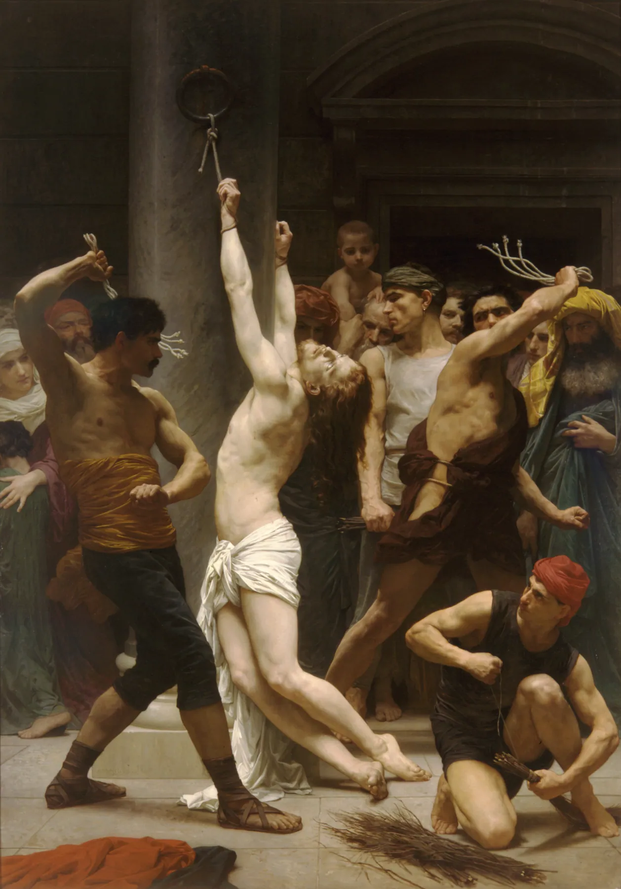La flagelación de Nuestro Señor Jesucristo, de William-Adolphe Bouguereau