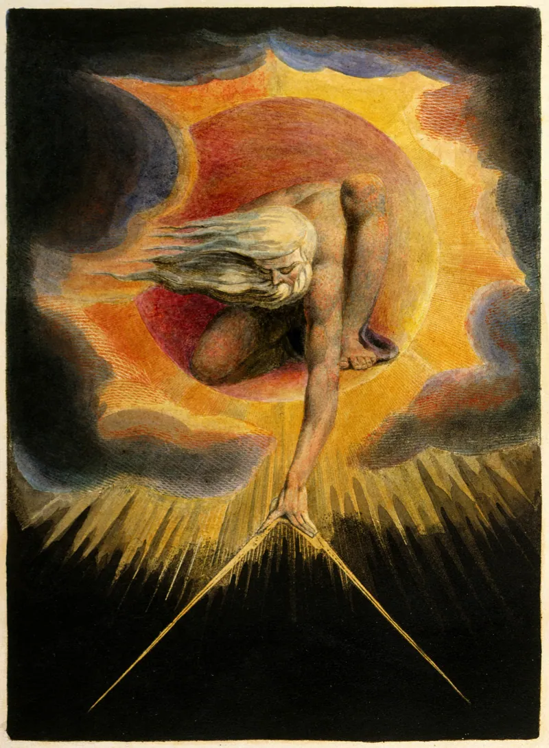 El anciano de los días, de William Blake
