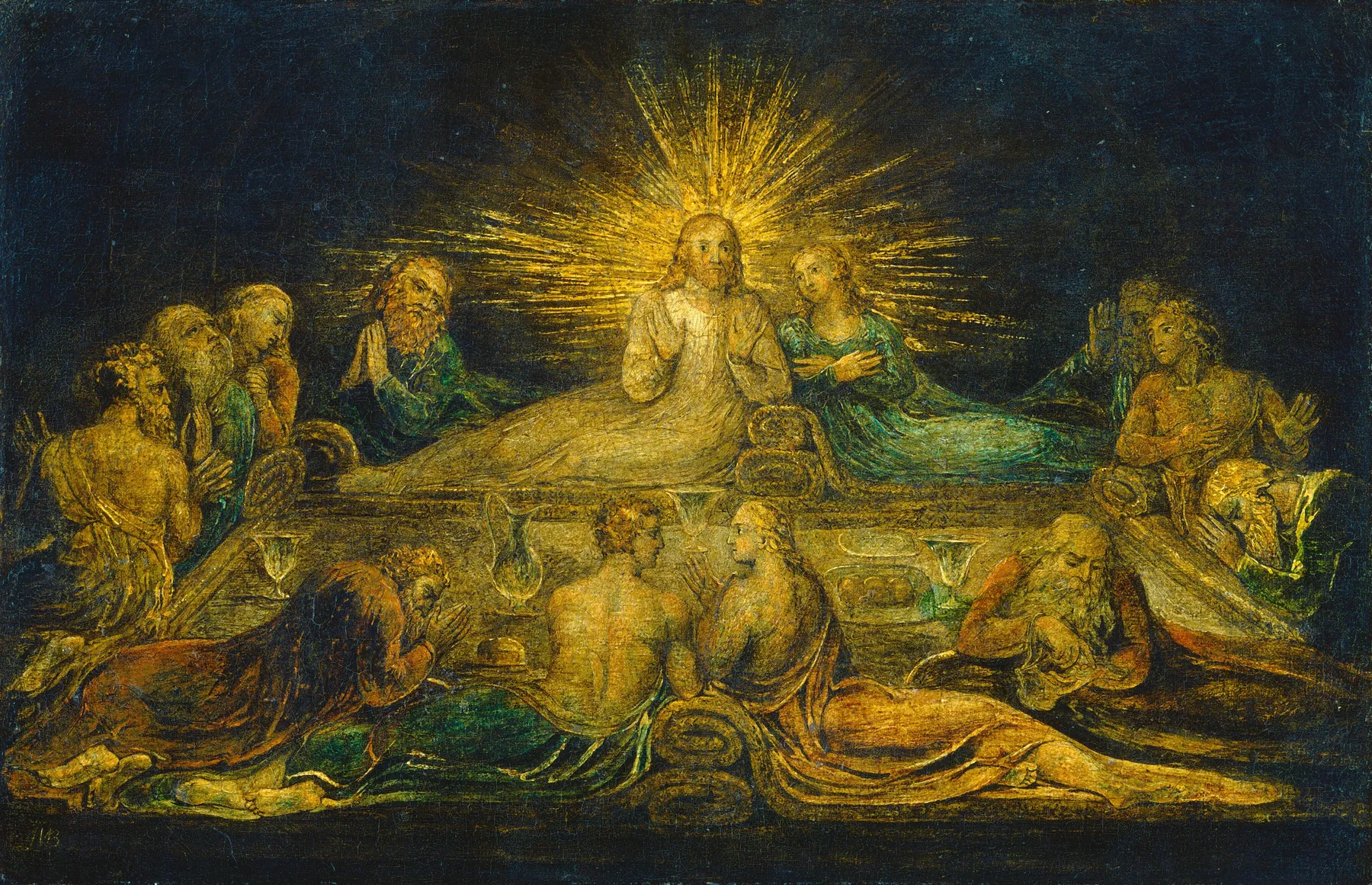 La Última Cena, de William Blake