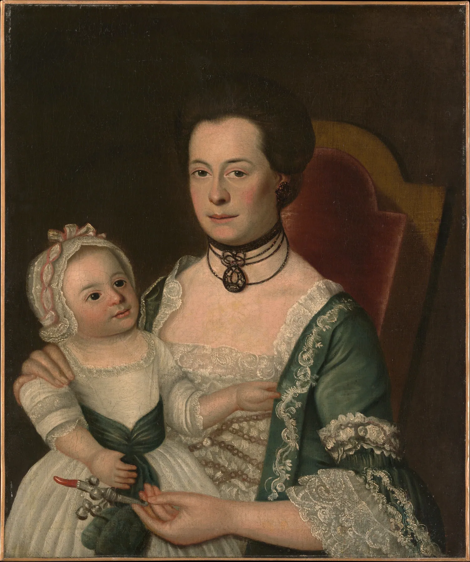 La señora Jacob Hurd y su hijo, de William Johnston