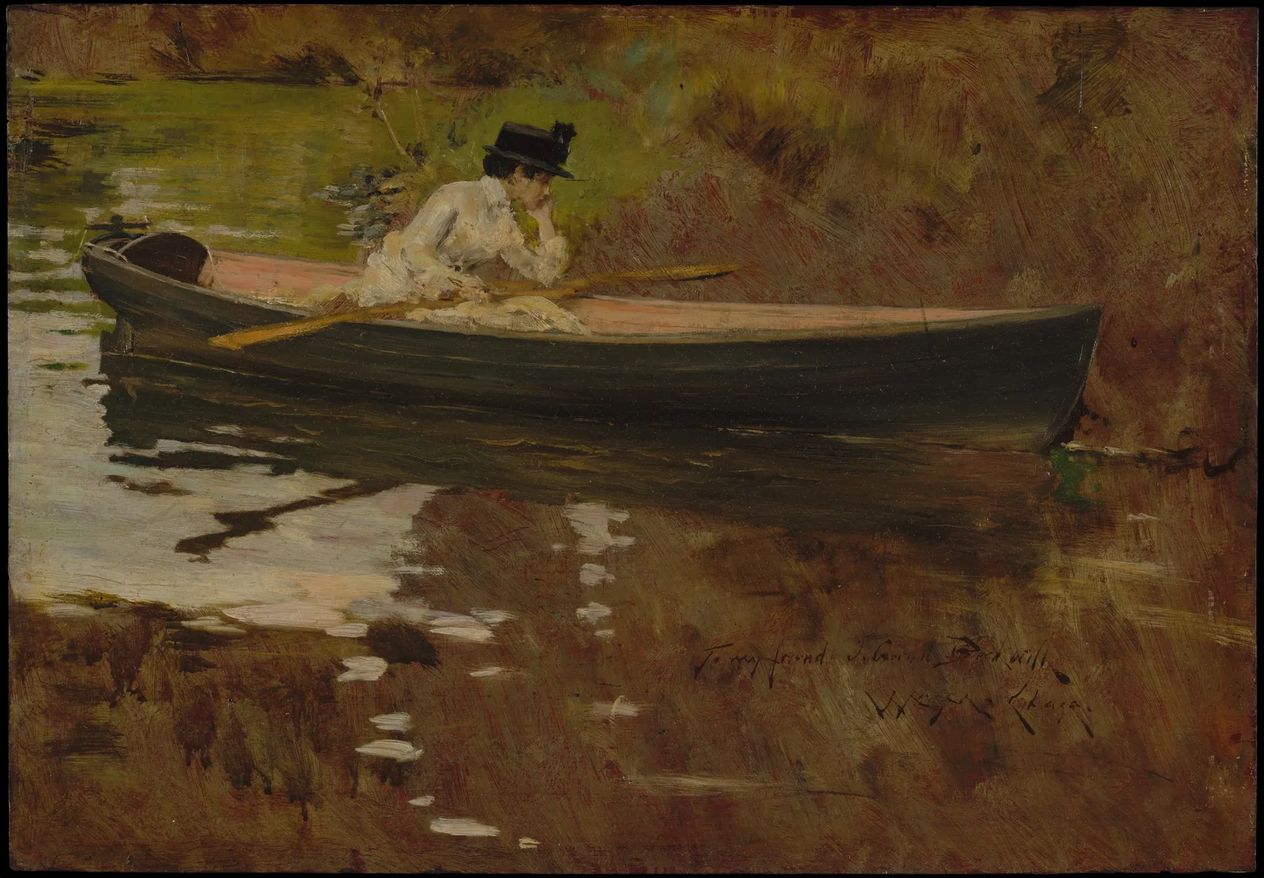 Alice Gerson en Prospect Park, de William Merritt Chase