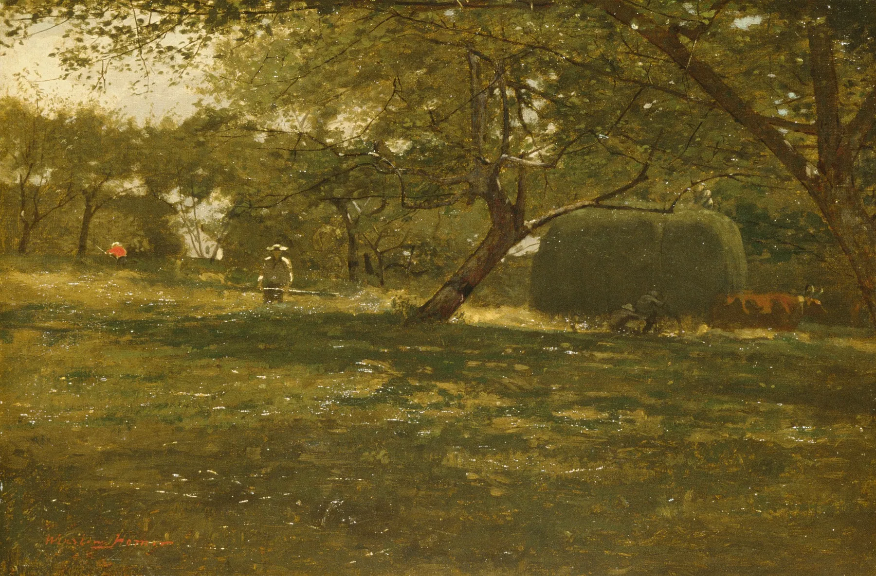 Escena de cosecha, de Winslow Homer