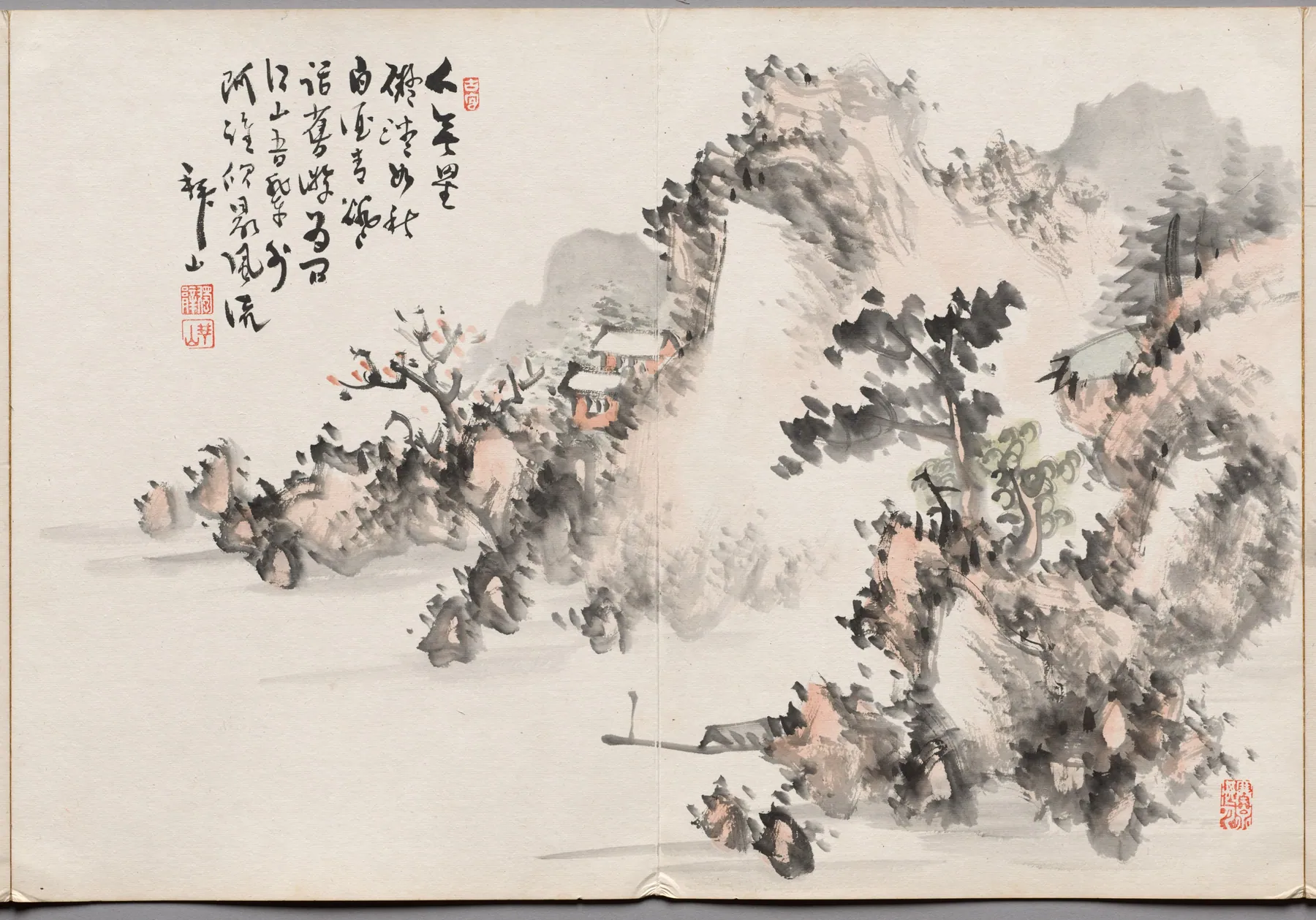 Pintura ocho del álbum de pinturas de Haizan, de Yoshitsugu Haizan