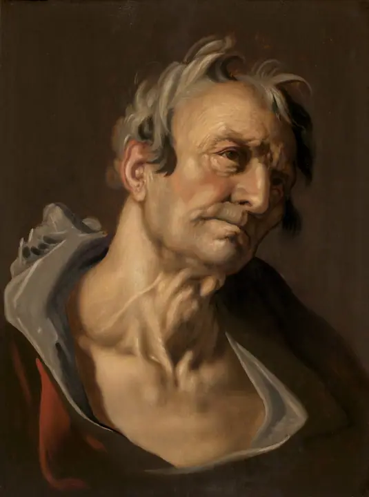 Cabeza de un anciano, Abraham Bloemaert