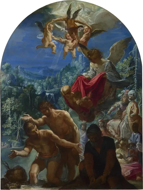 El bautismo de Cristo, Adam Elsheimer